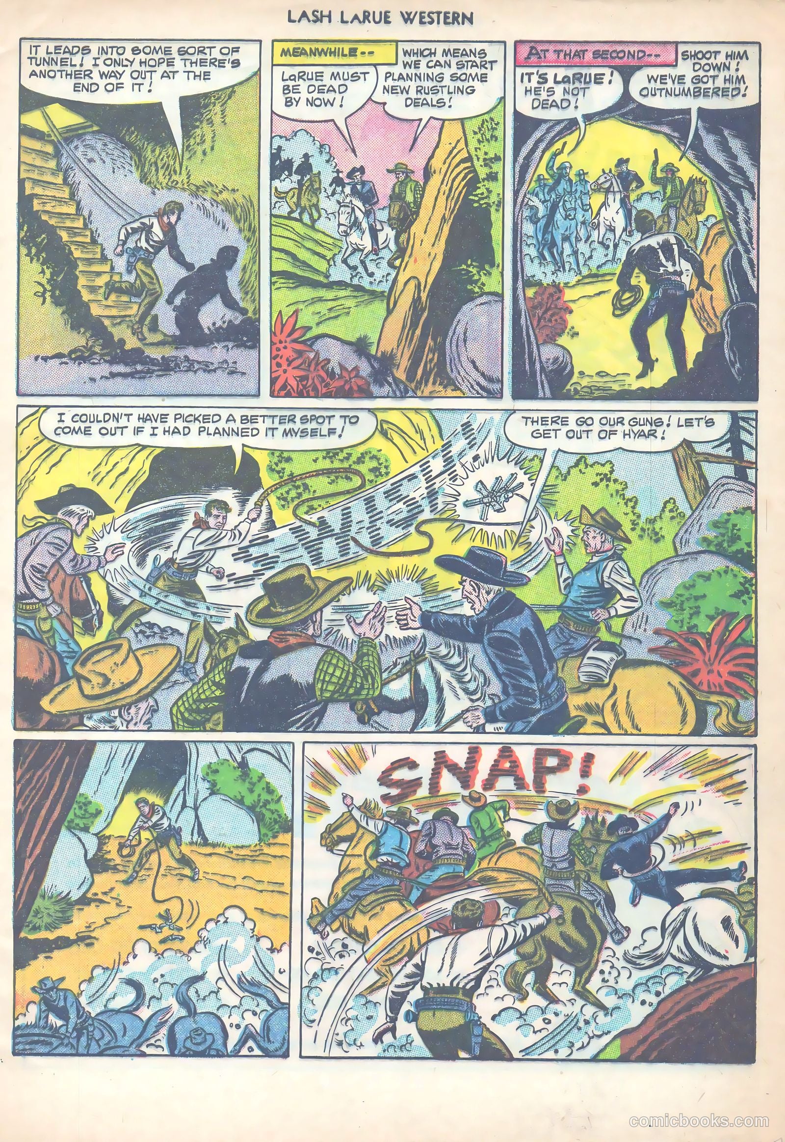 Lash LaRue Western #14 — page 50 of 53