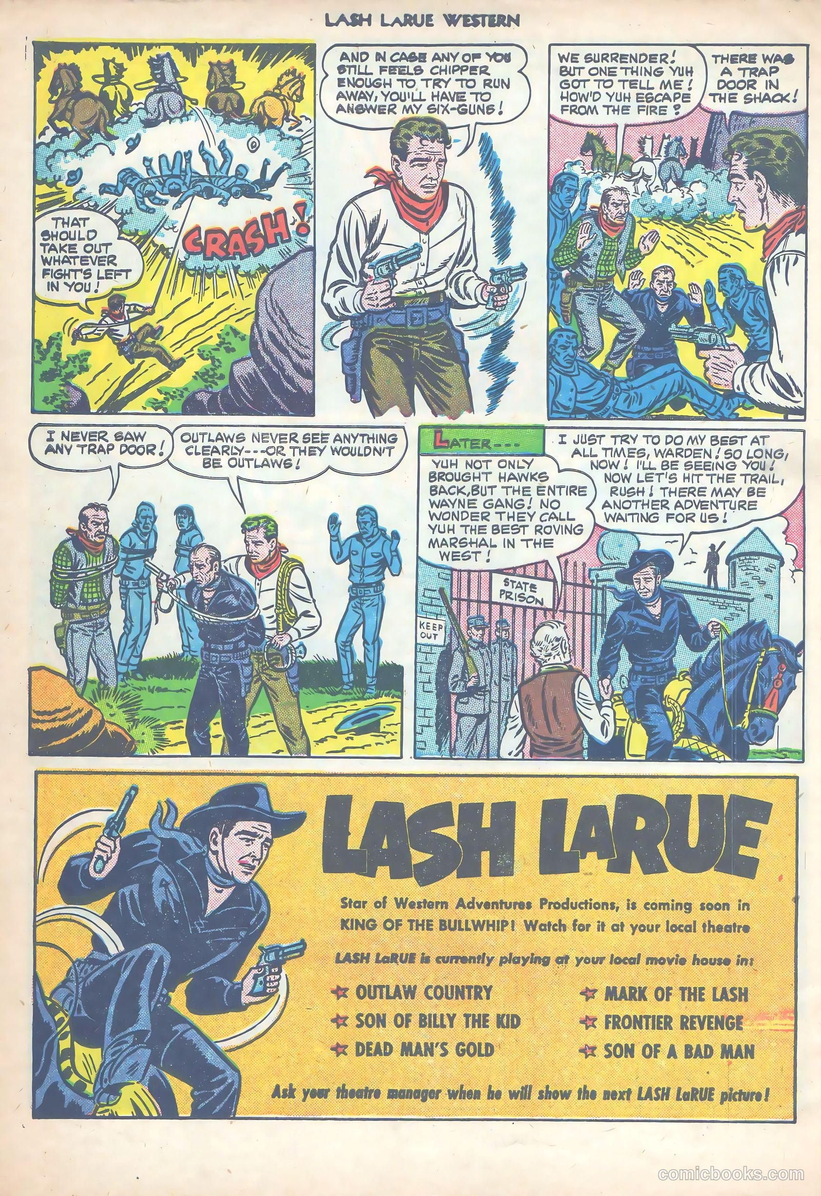 Lash LaRue Western #14 — page 51 of 53