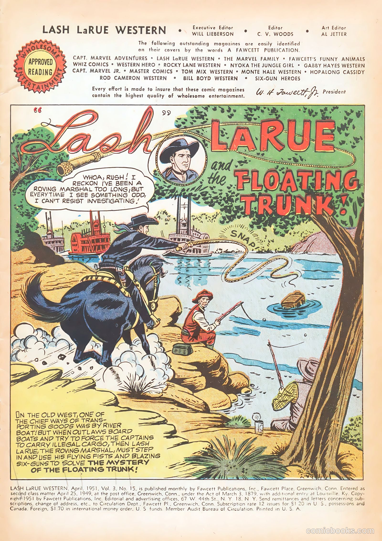 Lash LaRue Western #15 — page 3 of 52