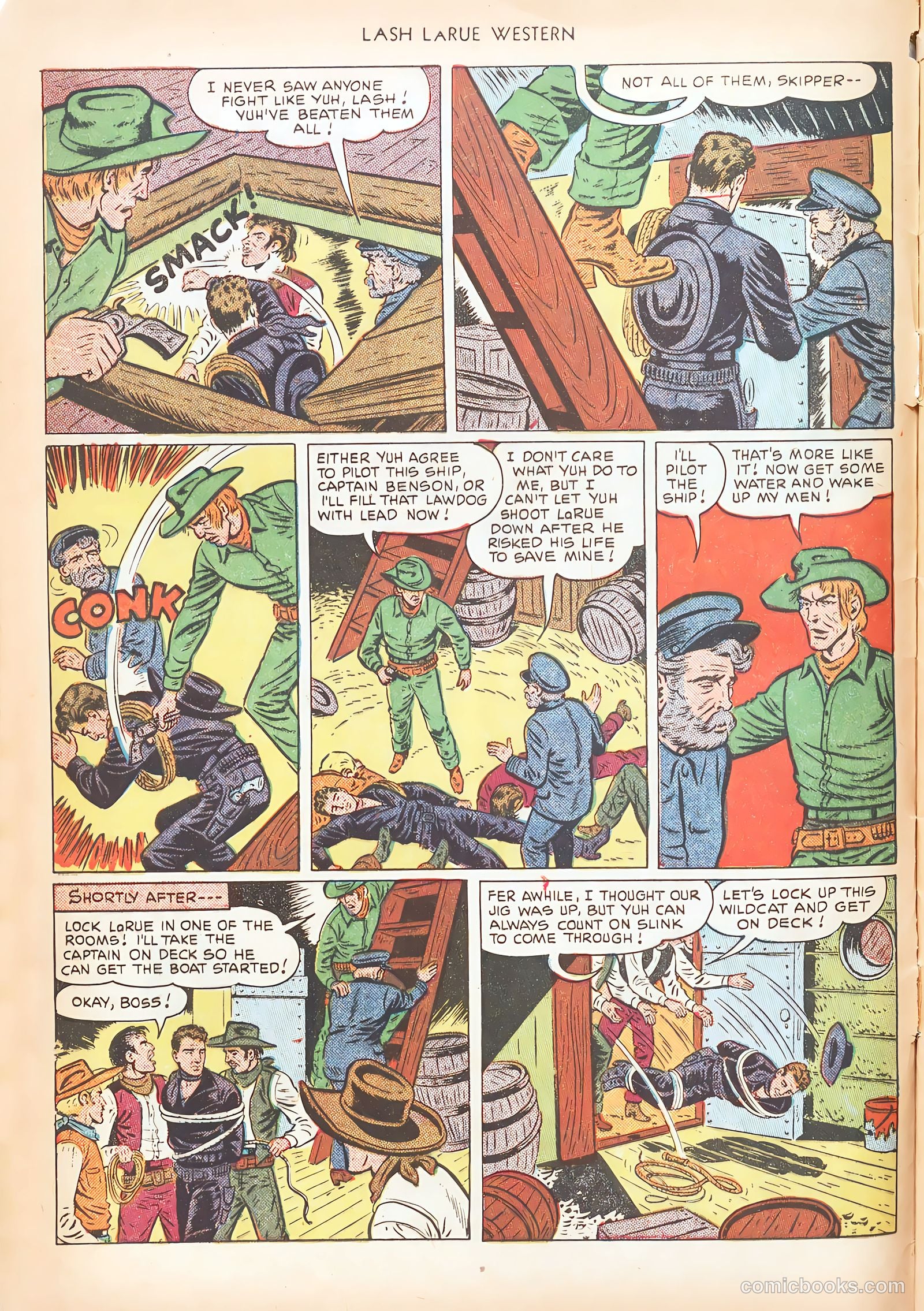Lash LaRue Western #15 — page 8 of 52