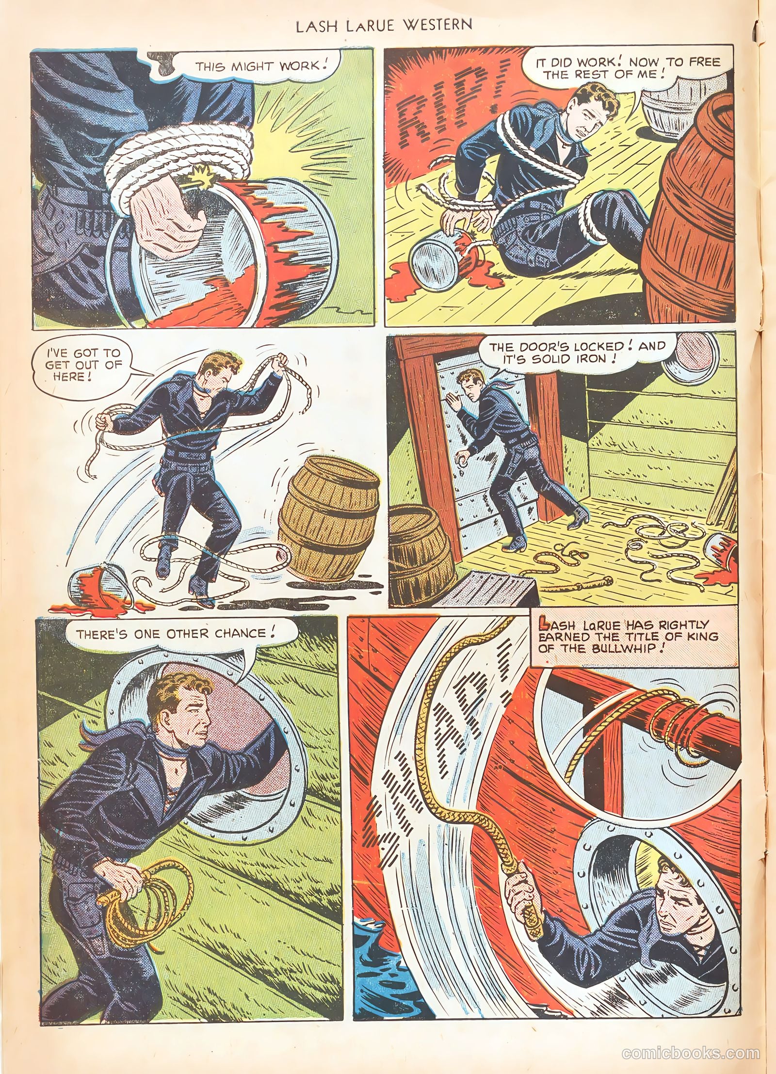 Lash LaRue Western #15 — page 10 of 52
