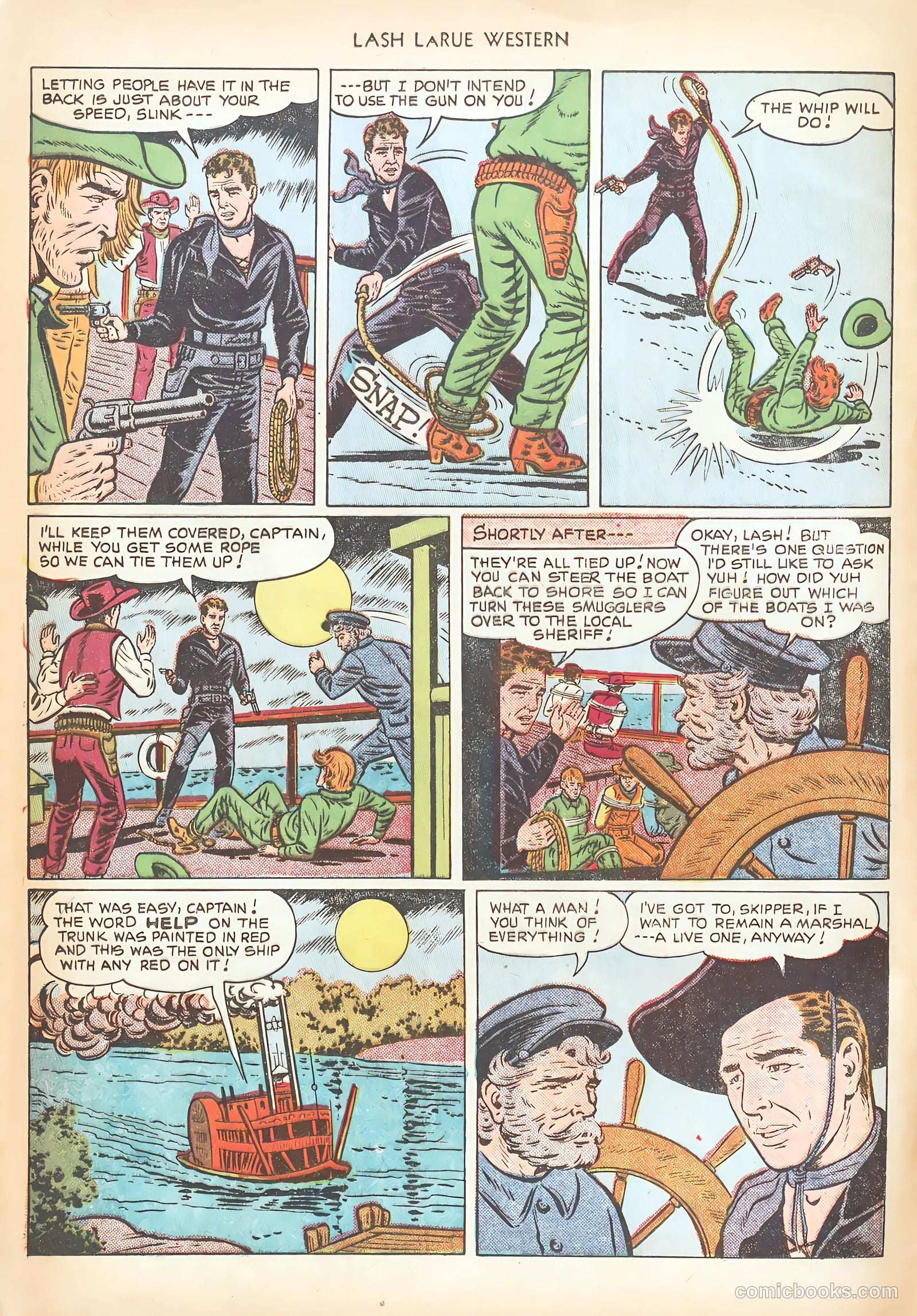 Lash LaRue Western #15 — page 12 of 52