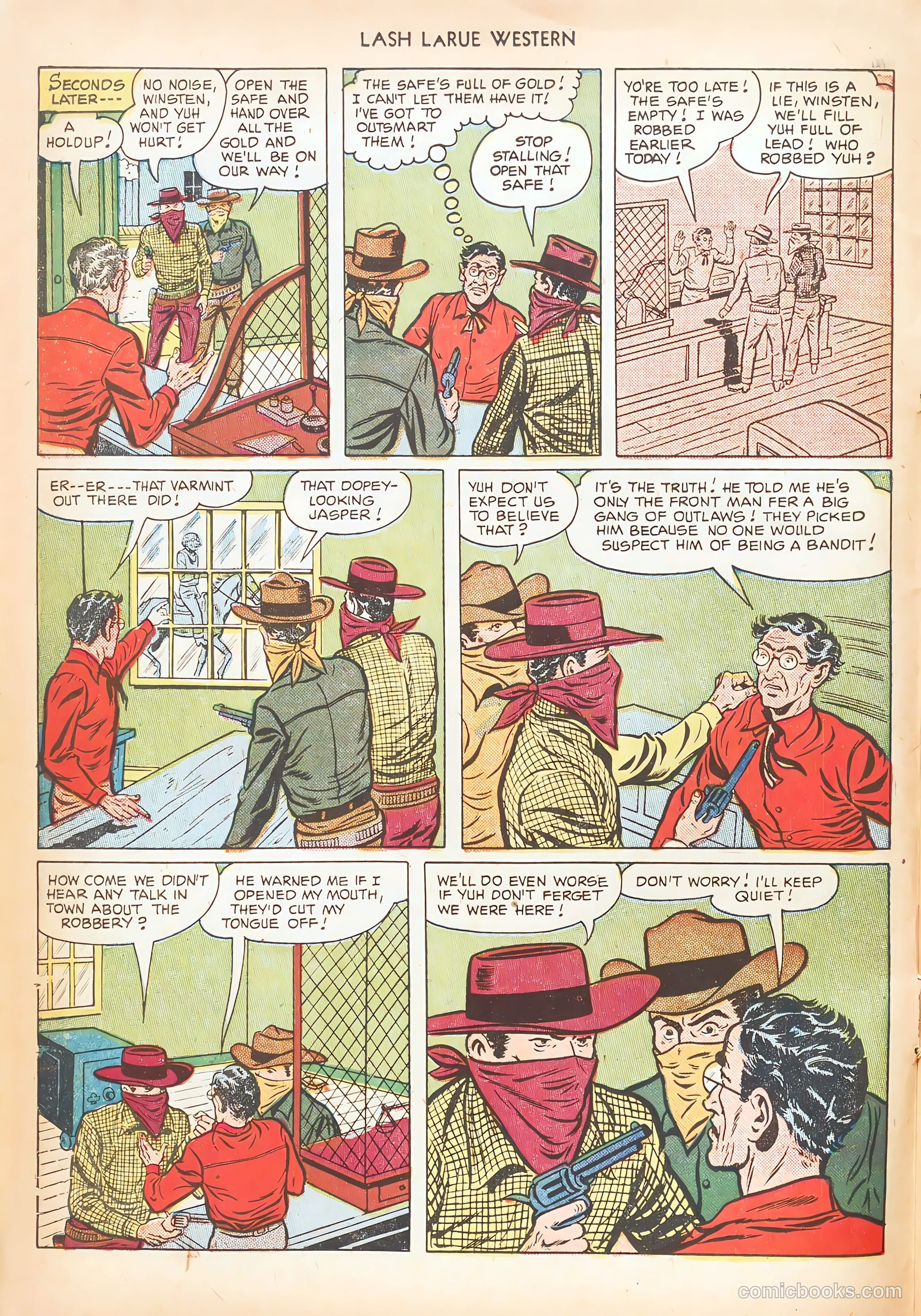 Lash LaRue Western #15 — page 18 of 52