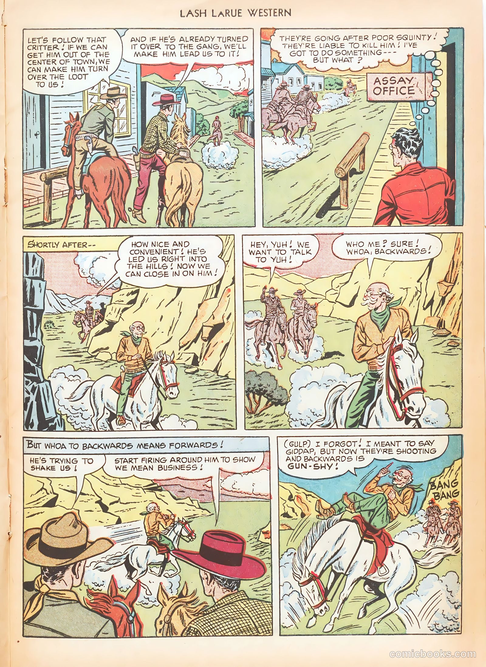 Lash LaRue Western #15 — page 19 of 52