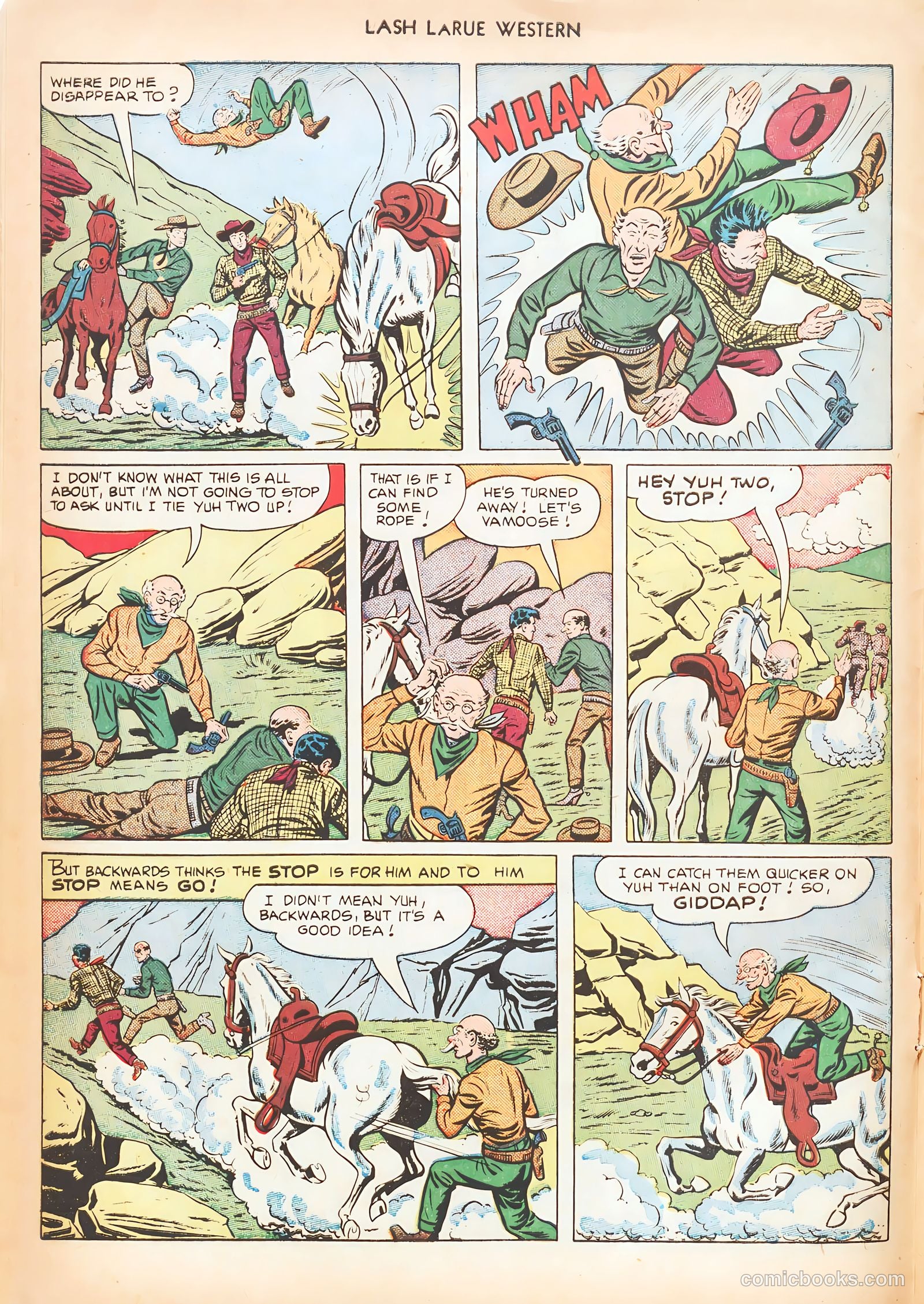 Lash LaRue Western #15 — page 20 of 52