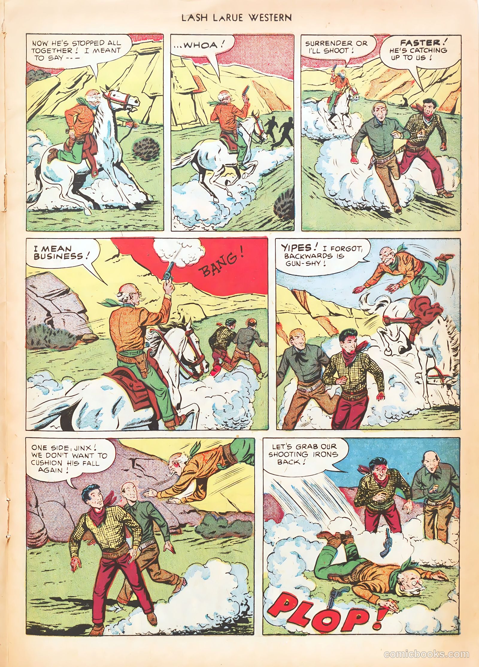 Lash LaRue Western #15 — page 21 of 52