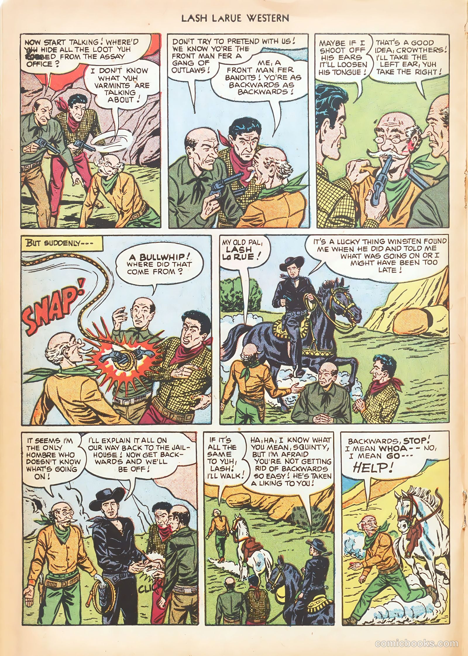 Lash LaRue Western #15 — page 22 of 52