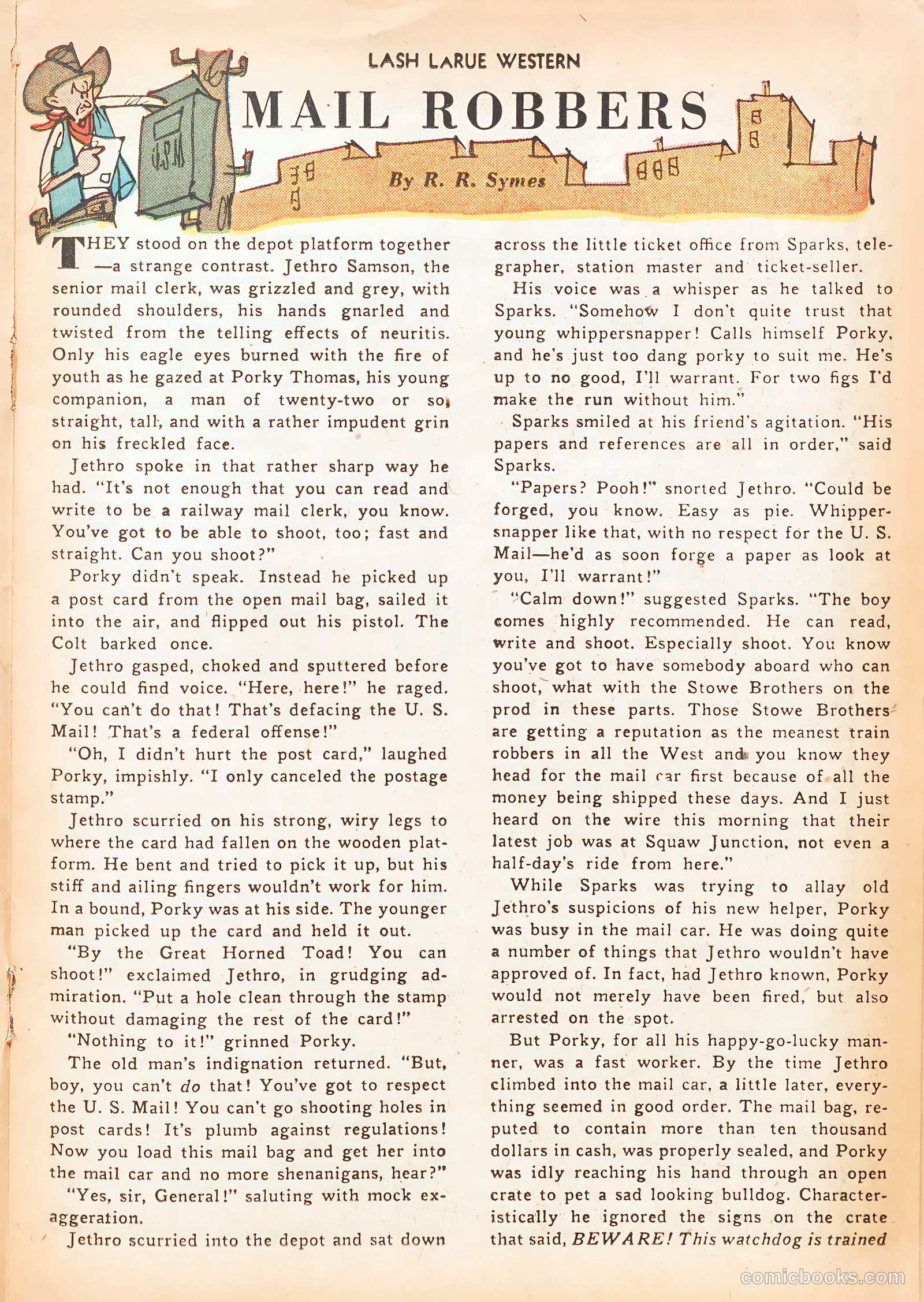 Lash LaRue Western #15 — page 23 of 52