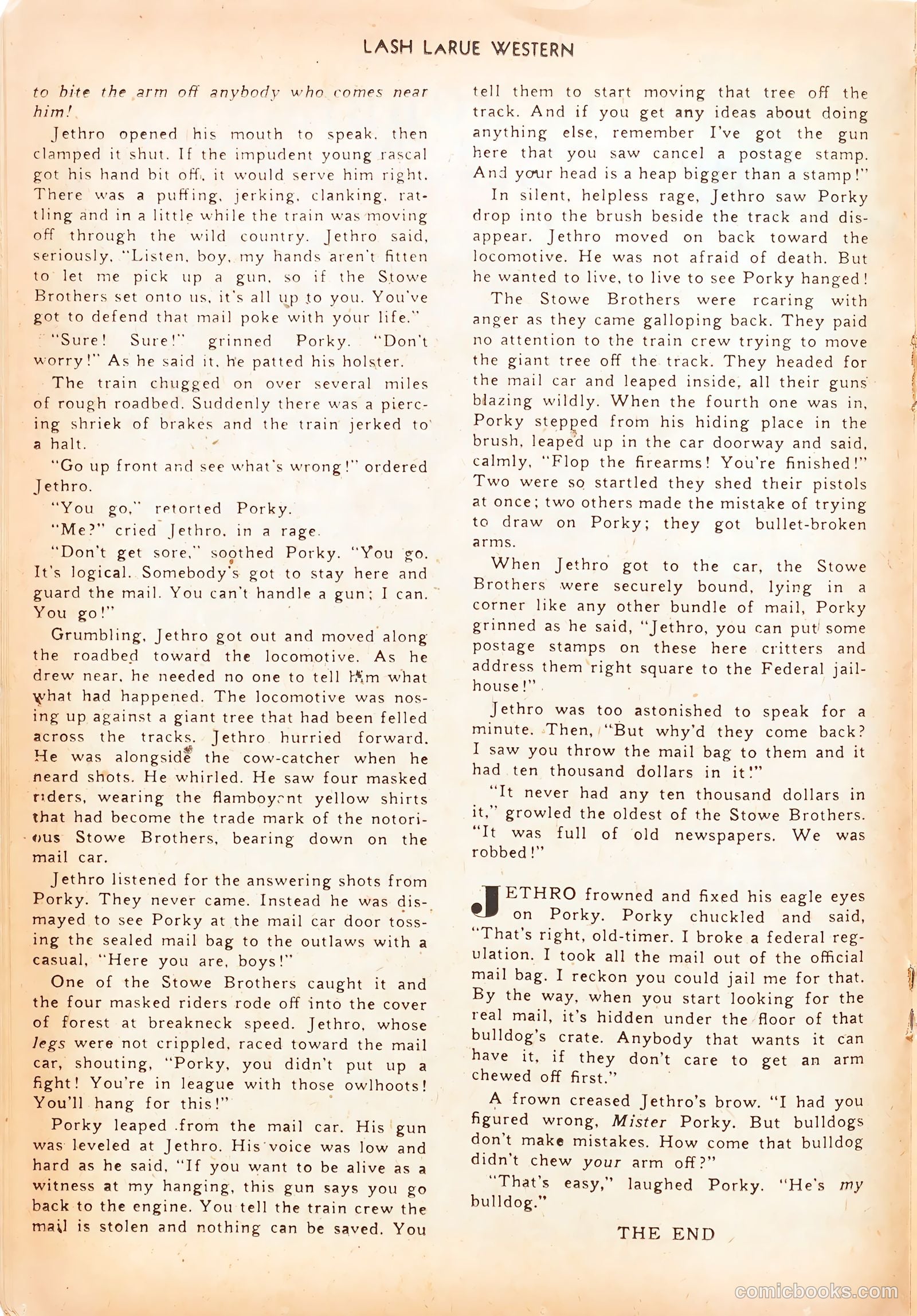 Lash LaRue Western #15 — page 24 of 52
