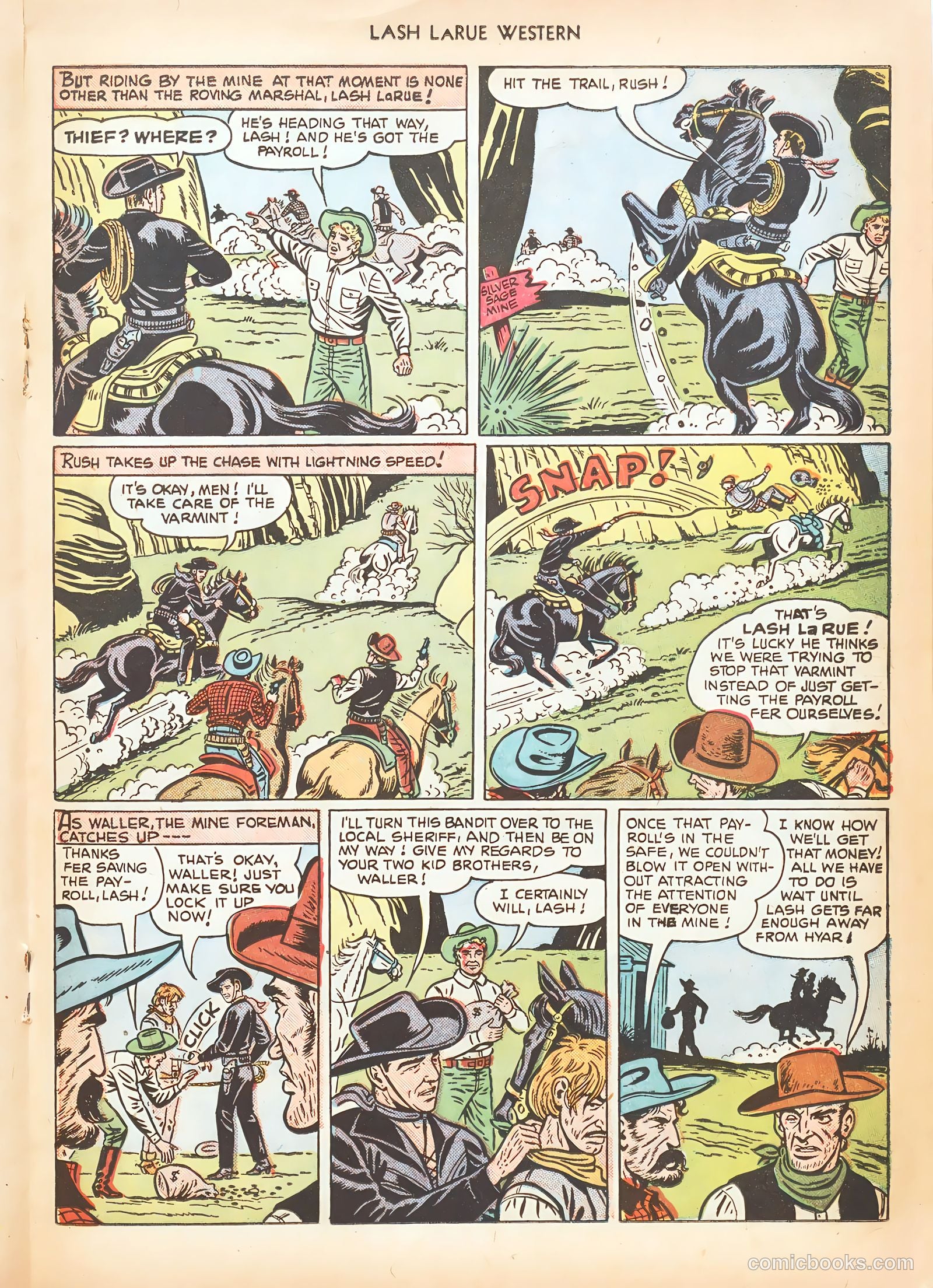 Lash LaRue Western #15 — page 27 of 52