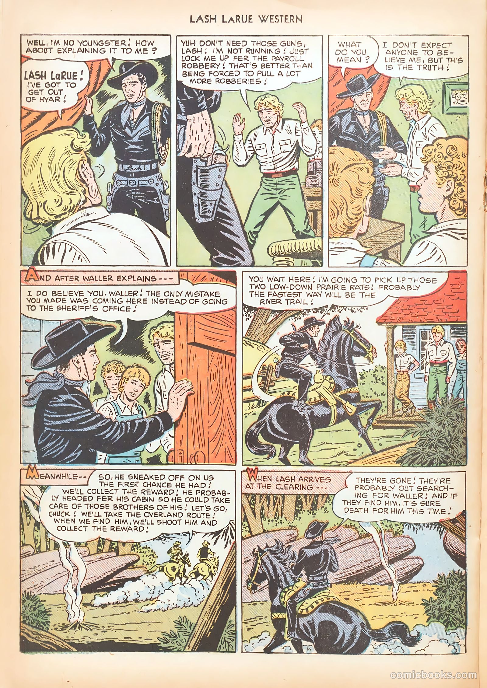 Lash LaRue Western #15 — page 30 of 52