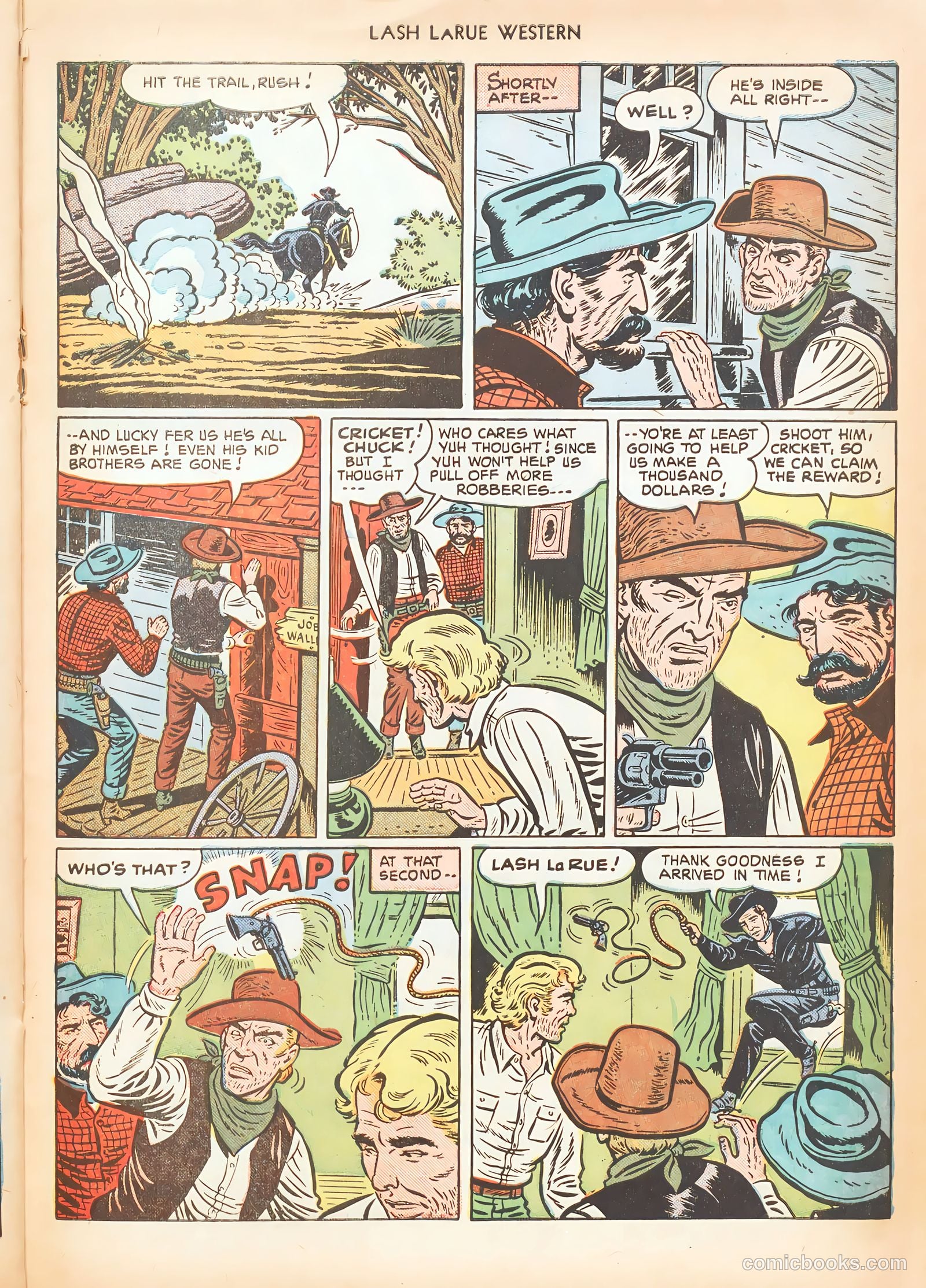 Lash LaRue Western #15 — page 31 of 52