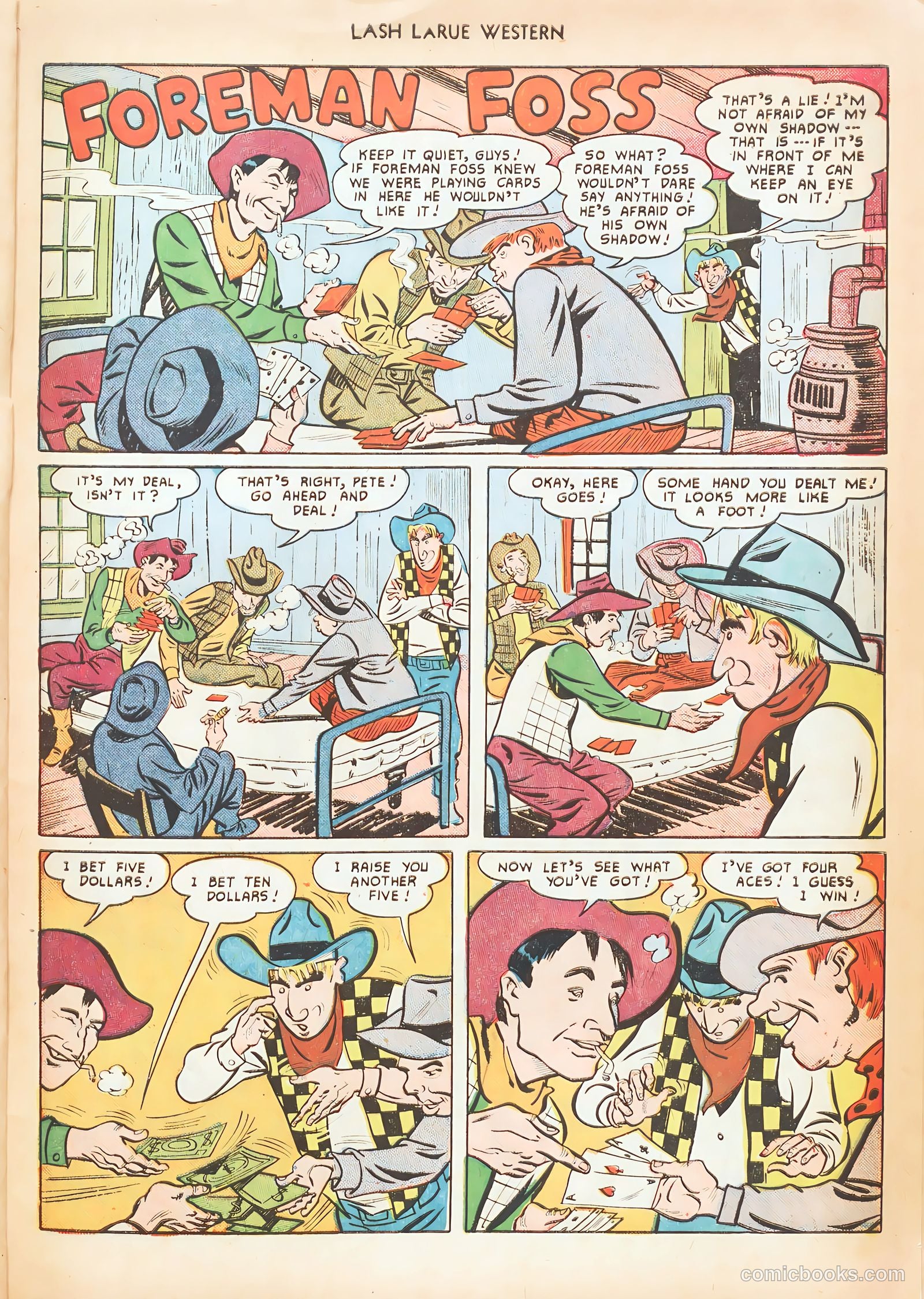 Lash LaRue Western #15 — page 33 of 52
