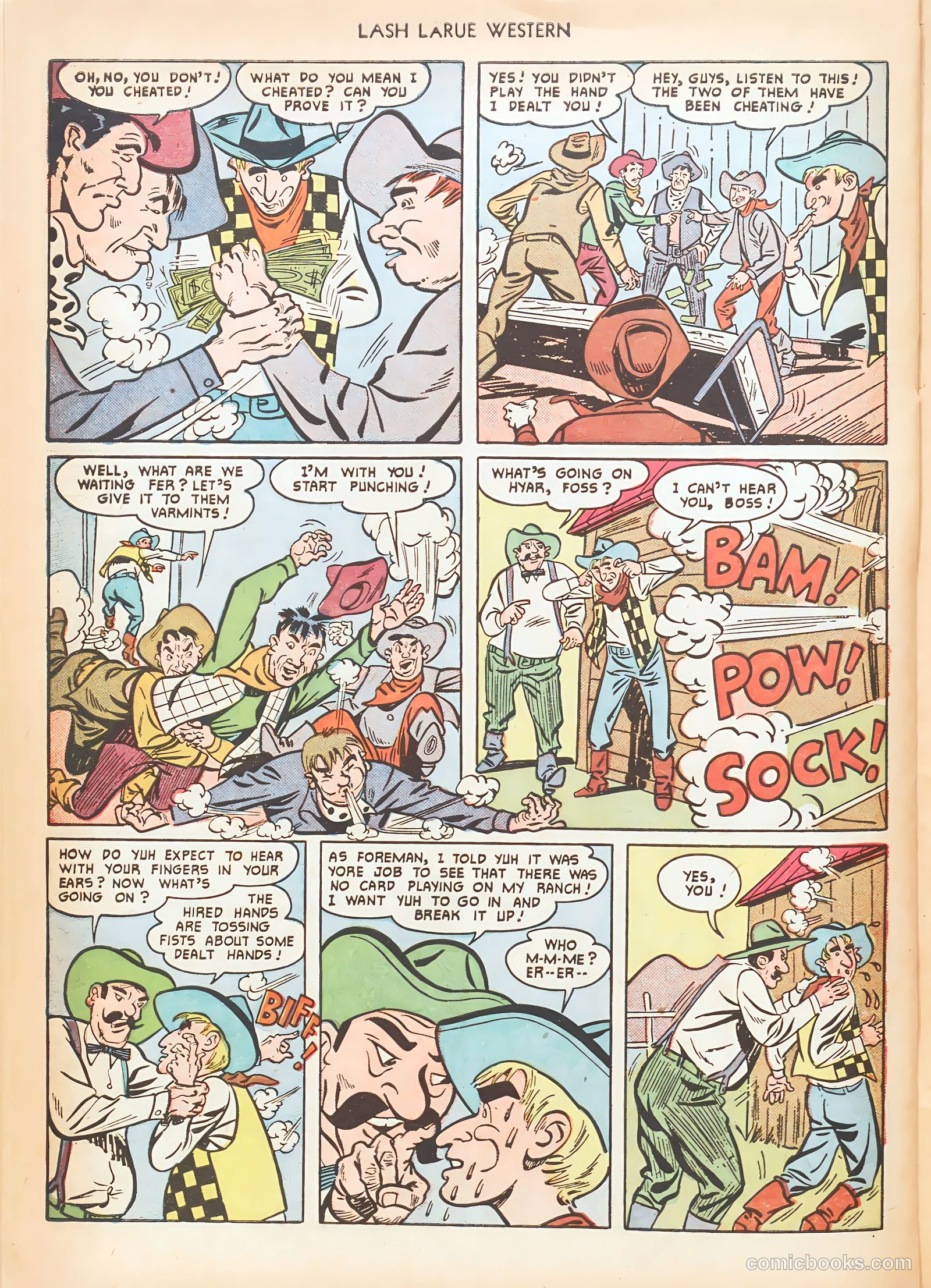 Lash LaRue Western #15 — page 34 of 52