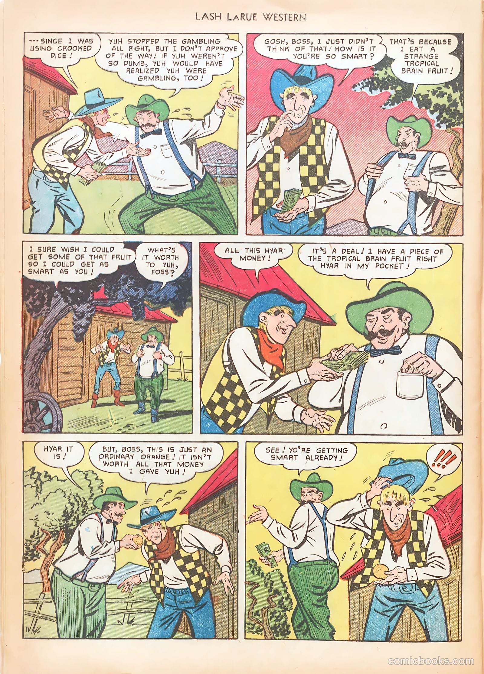 Lash LaRue Western #15 — page 36 of 52