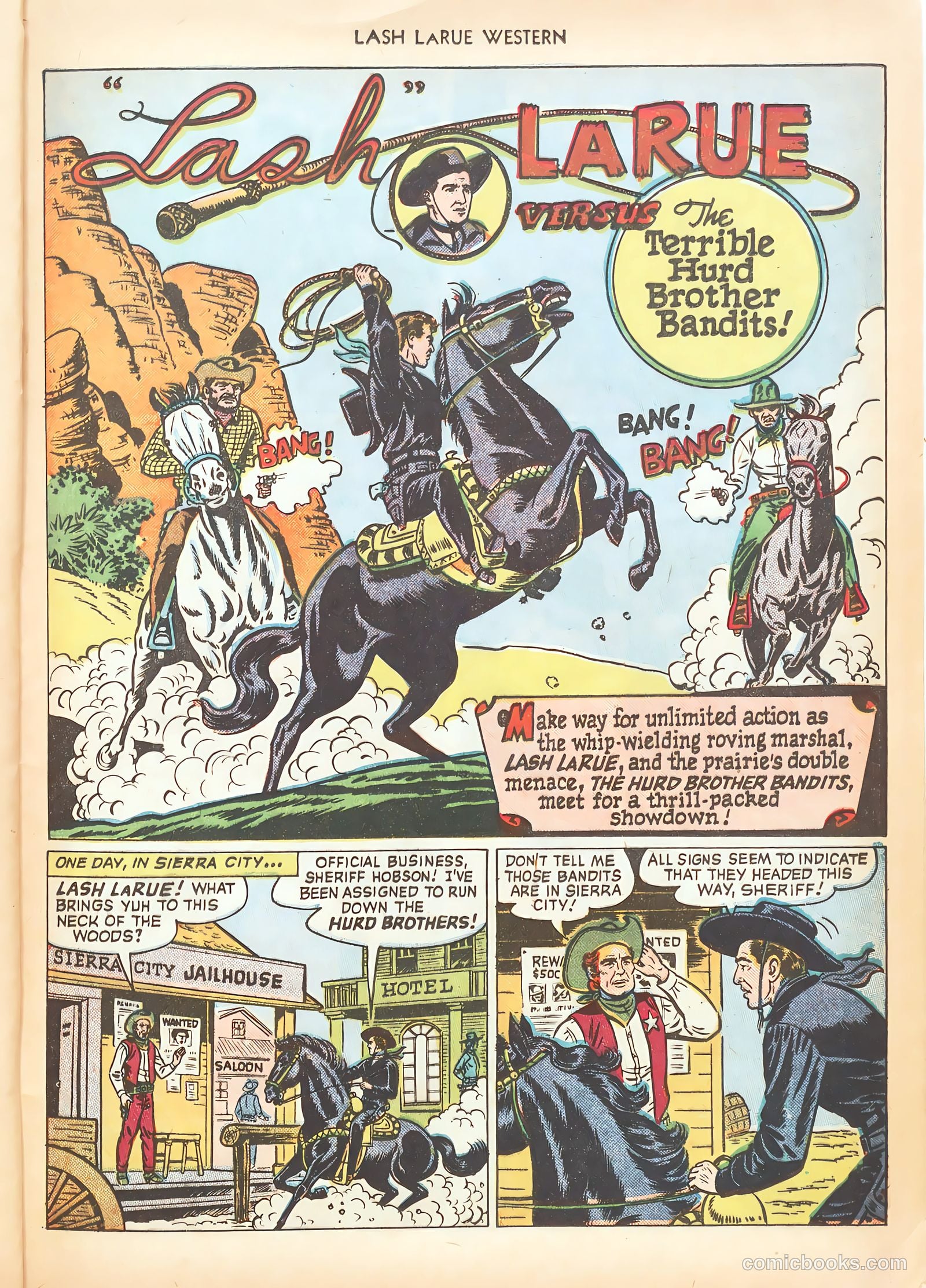 Lash LaRue Western #15 — page 37 of 52