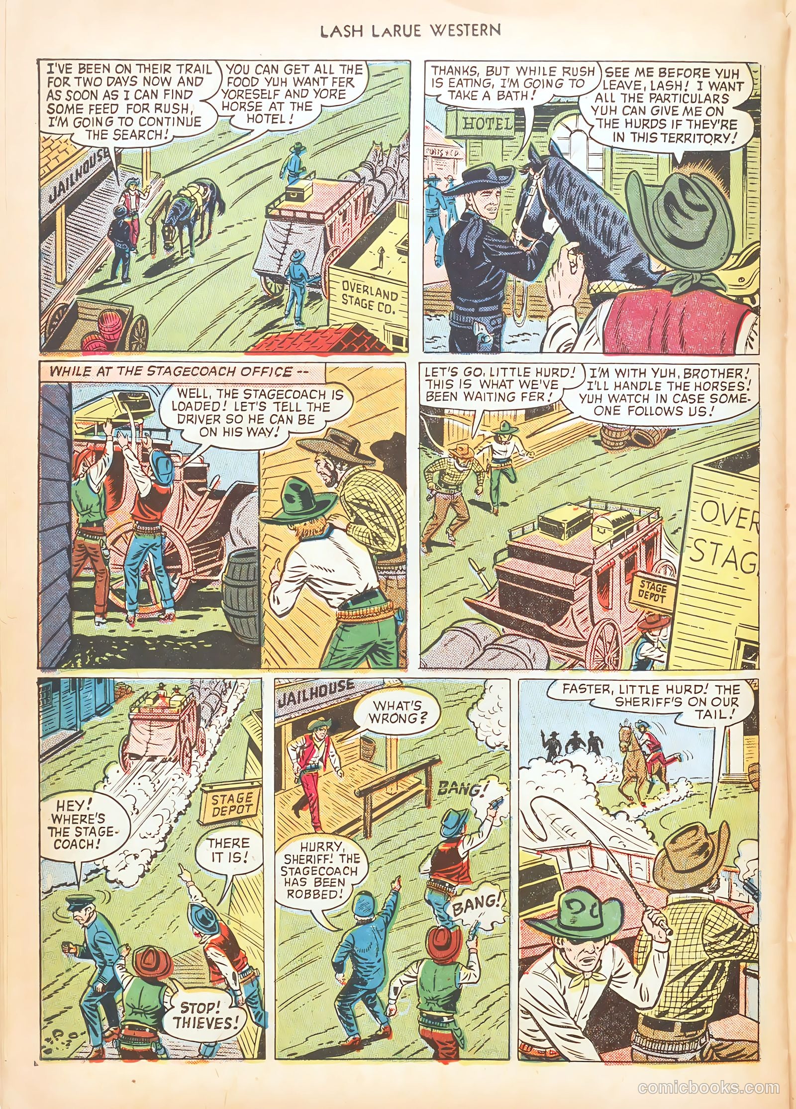 Lash LaRue Western #15 — page 38 of 52