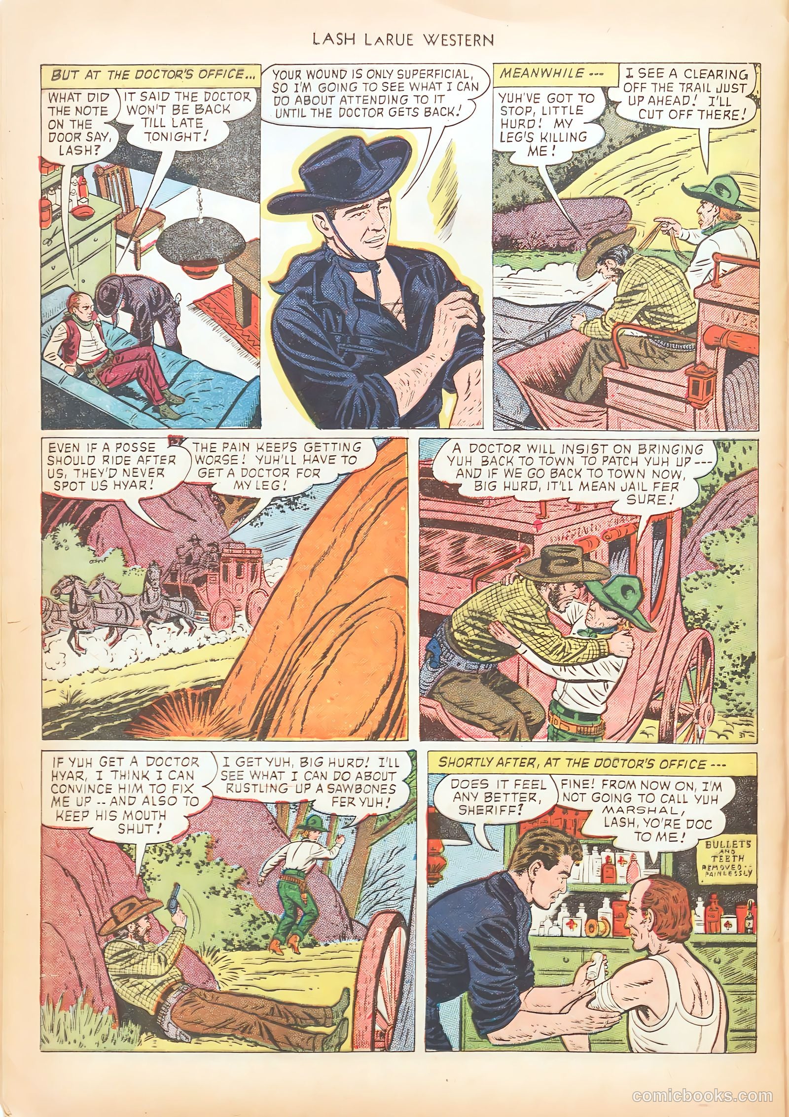 Lash LaRue Western #15 — page 40 of 52