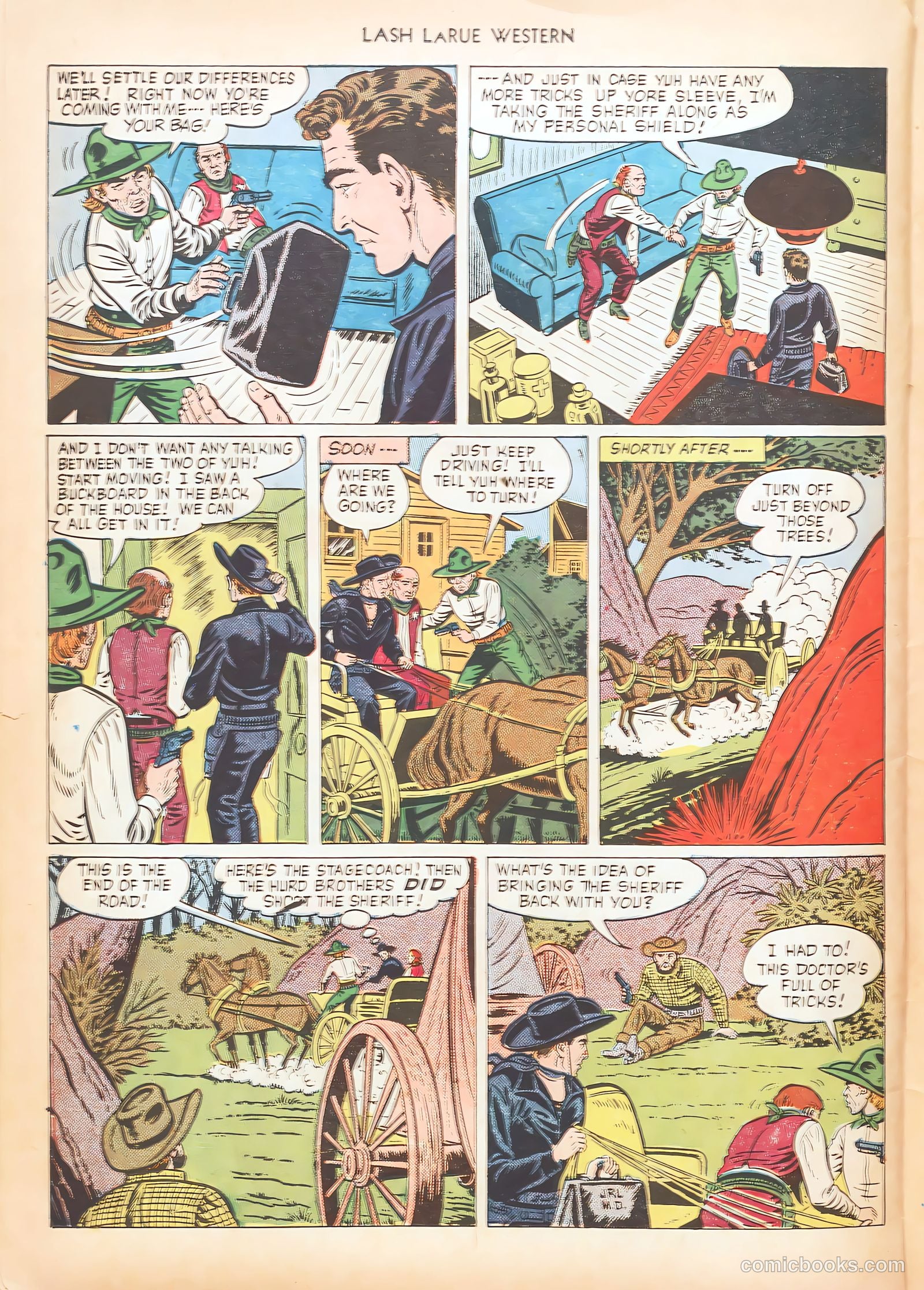 Lash LaRue Western #15 — page 42 of 52
