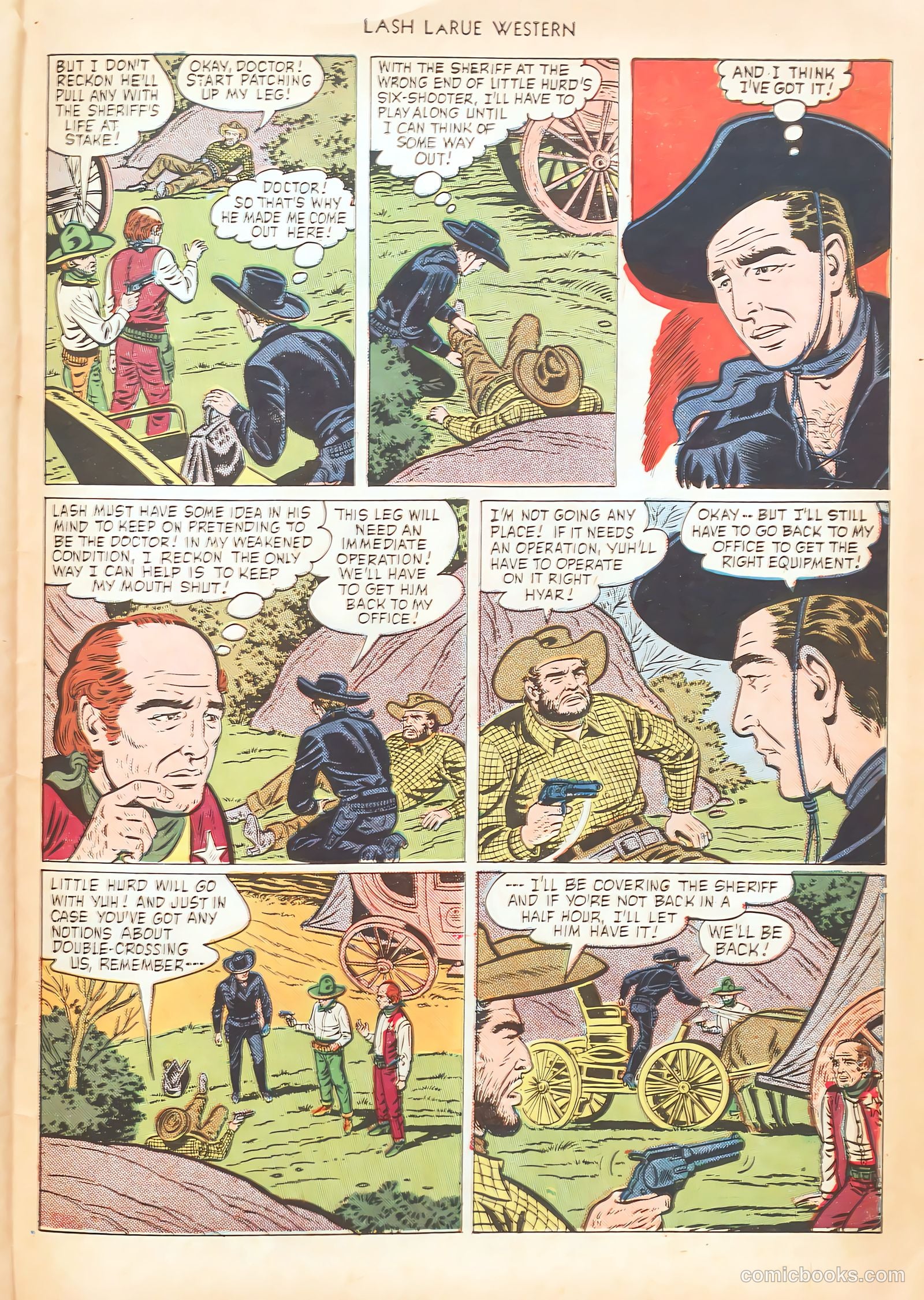 Lash LaRue Western #15 — page 43 of 52