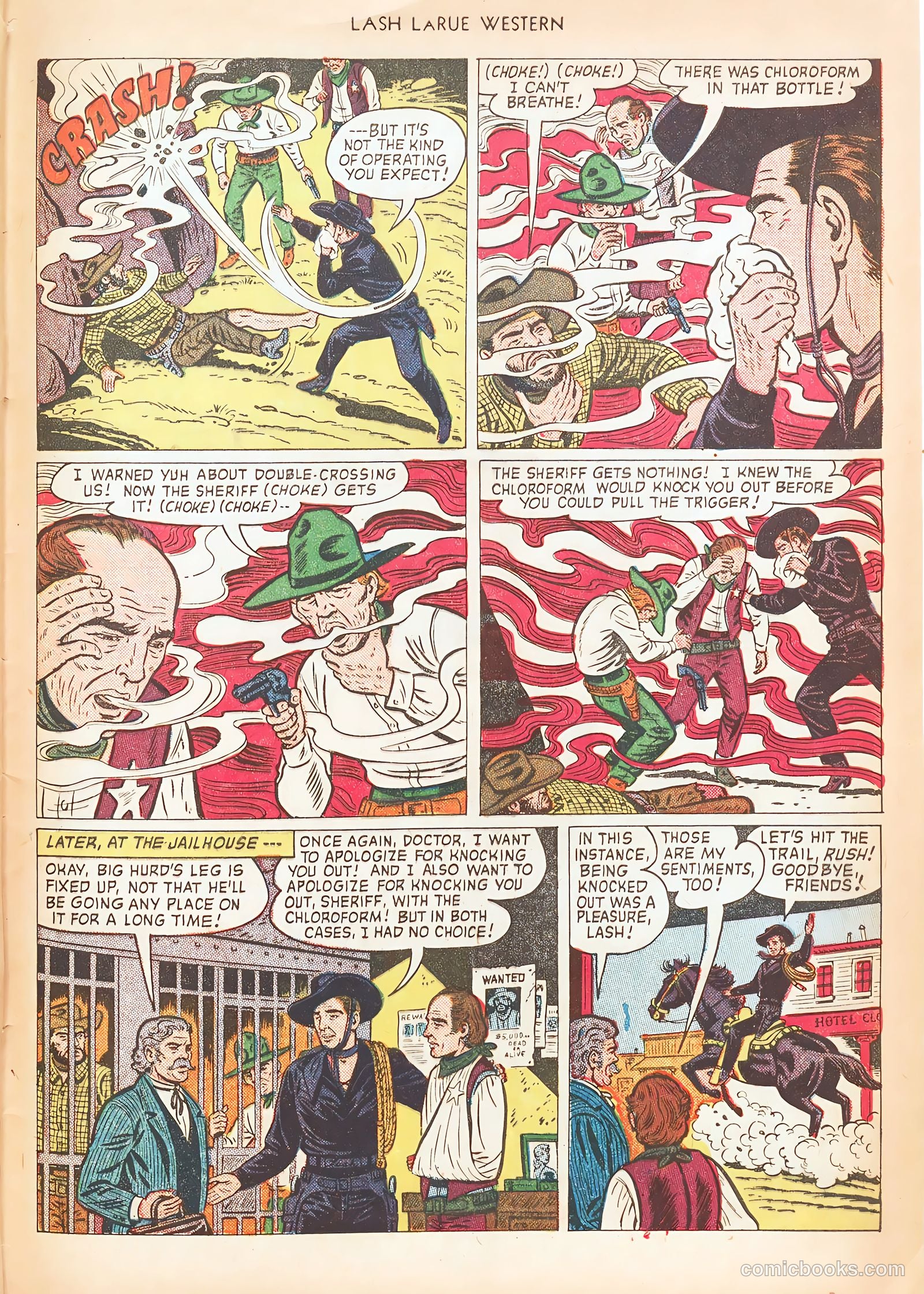 Lash LaRue Western #15 — page 45 of 52