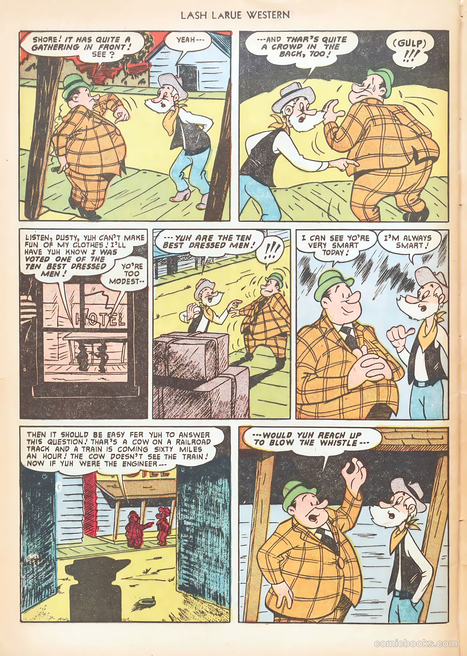Lash LaRue Western #15 — page 48 of 52