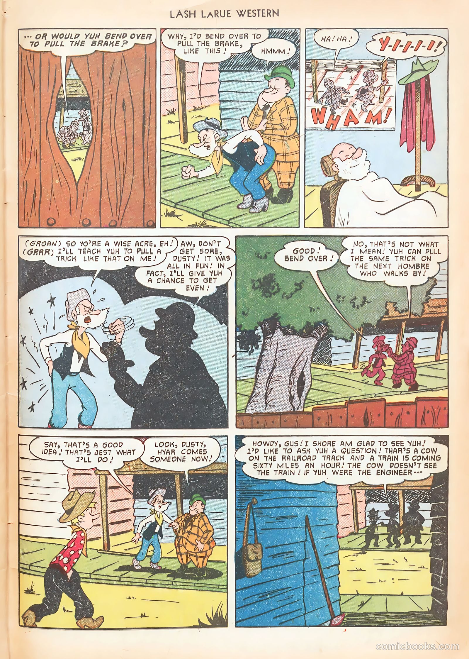 Lash LaRue Western #15 — page 49 of 52