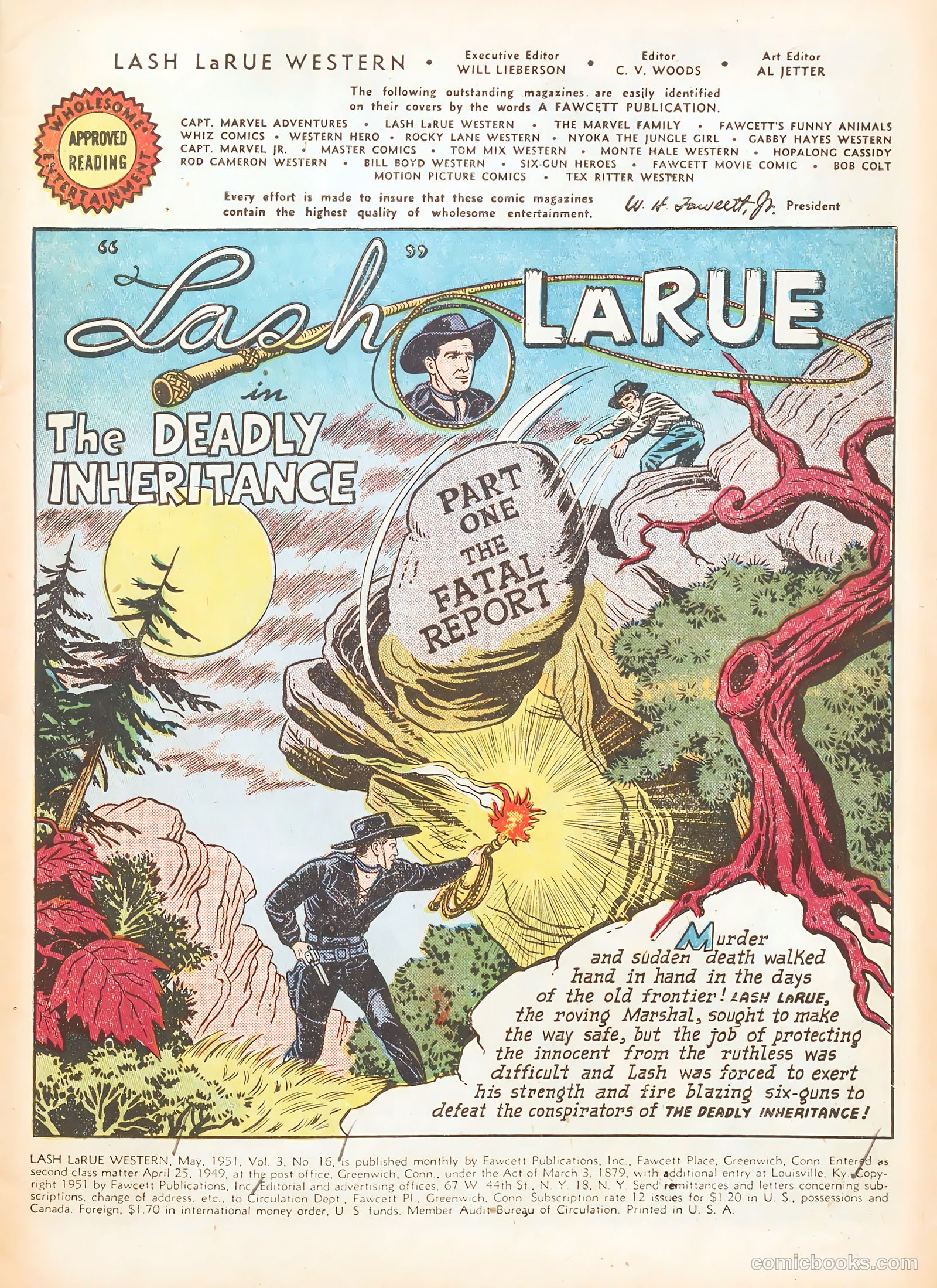 Lash LaRue Western #16 — page 3 of 36