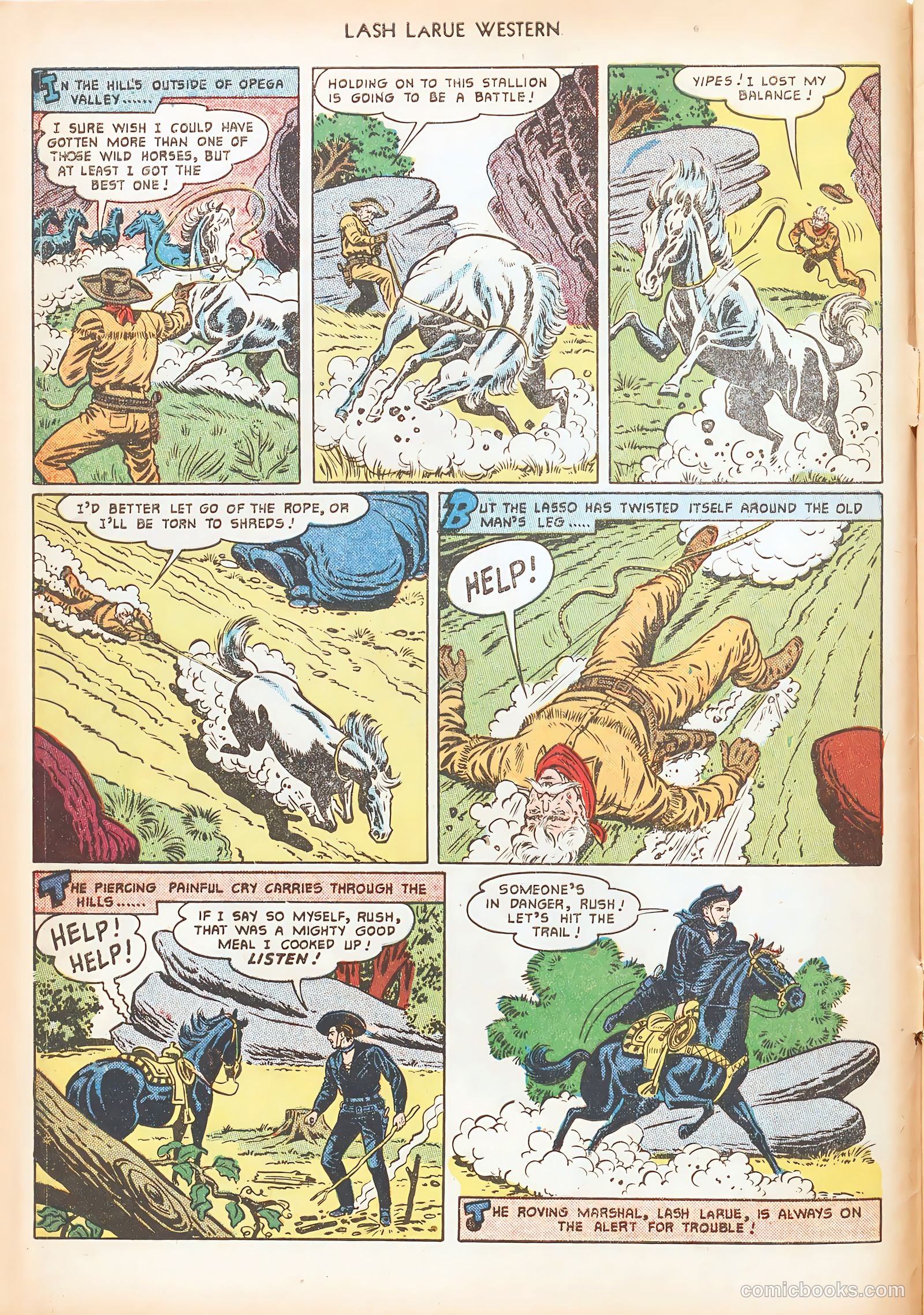 Lash LaRue Western #16 — page 4 of 36
