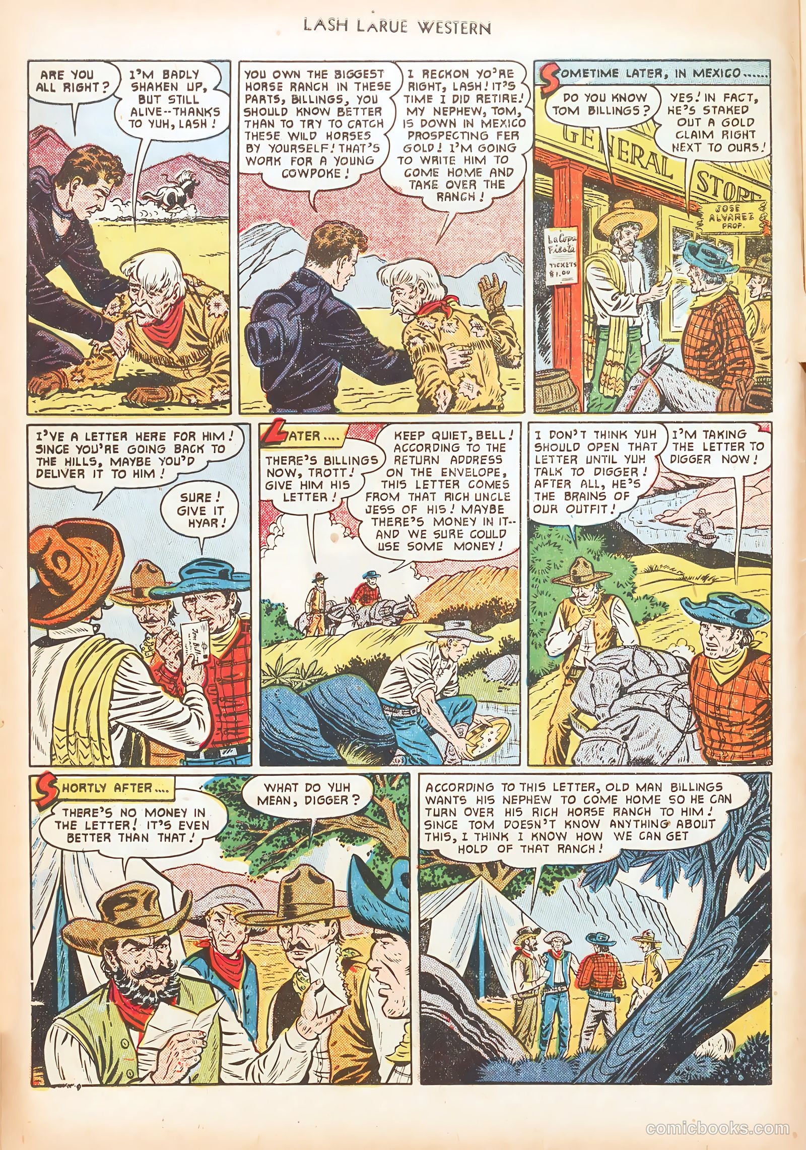 Lash LaRue Western #16 — page 6 of 36