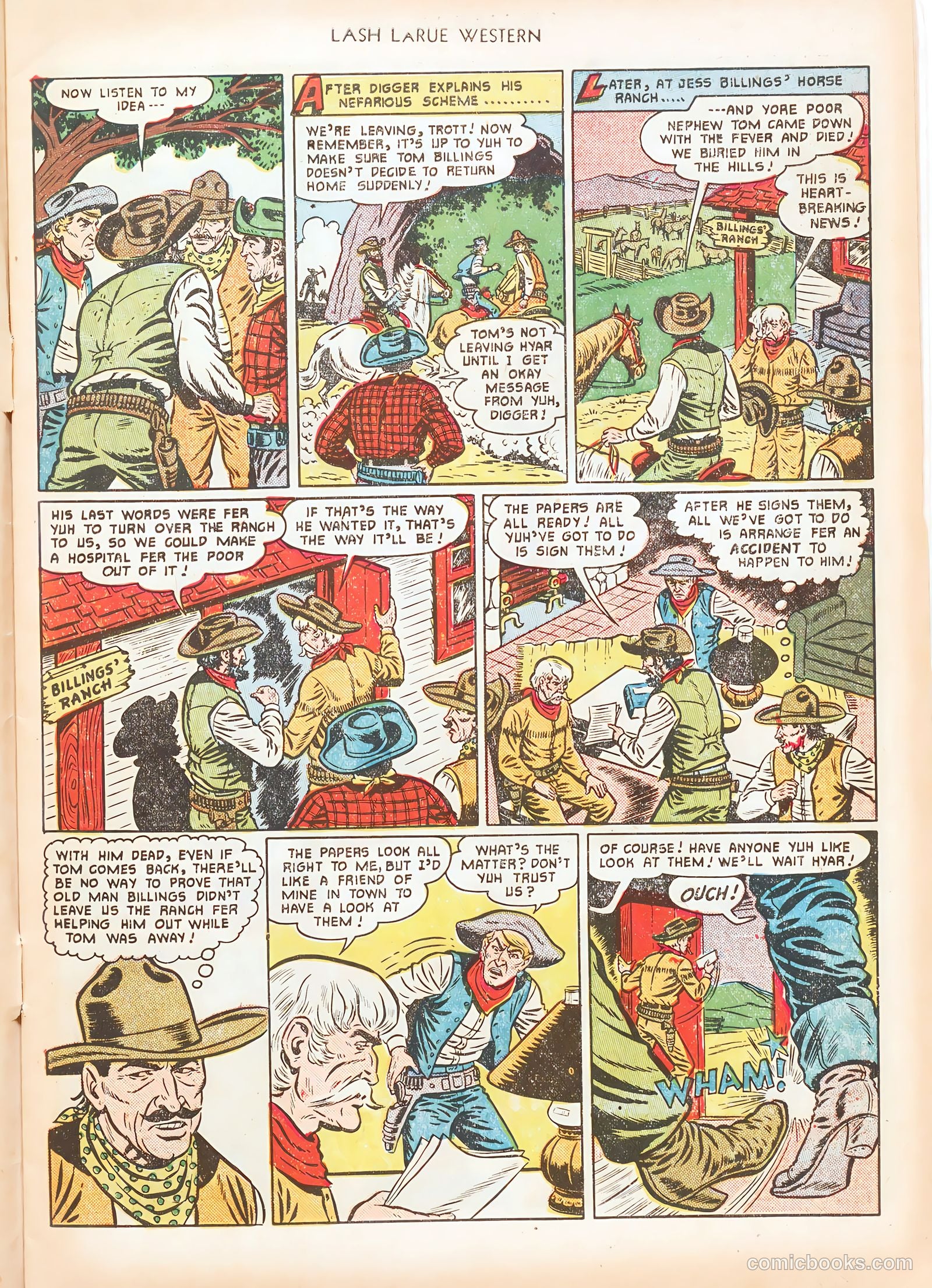 Lash LaRue Western #16 — page 7 of 36