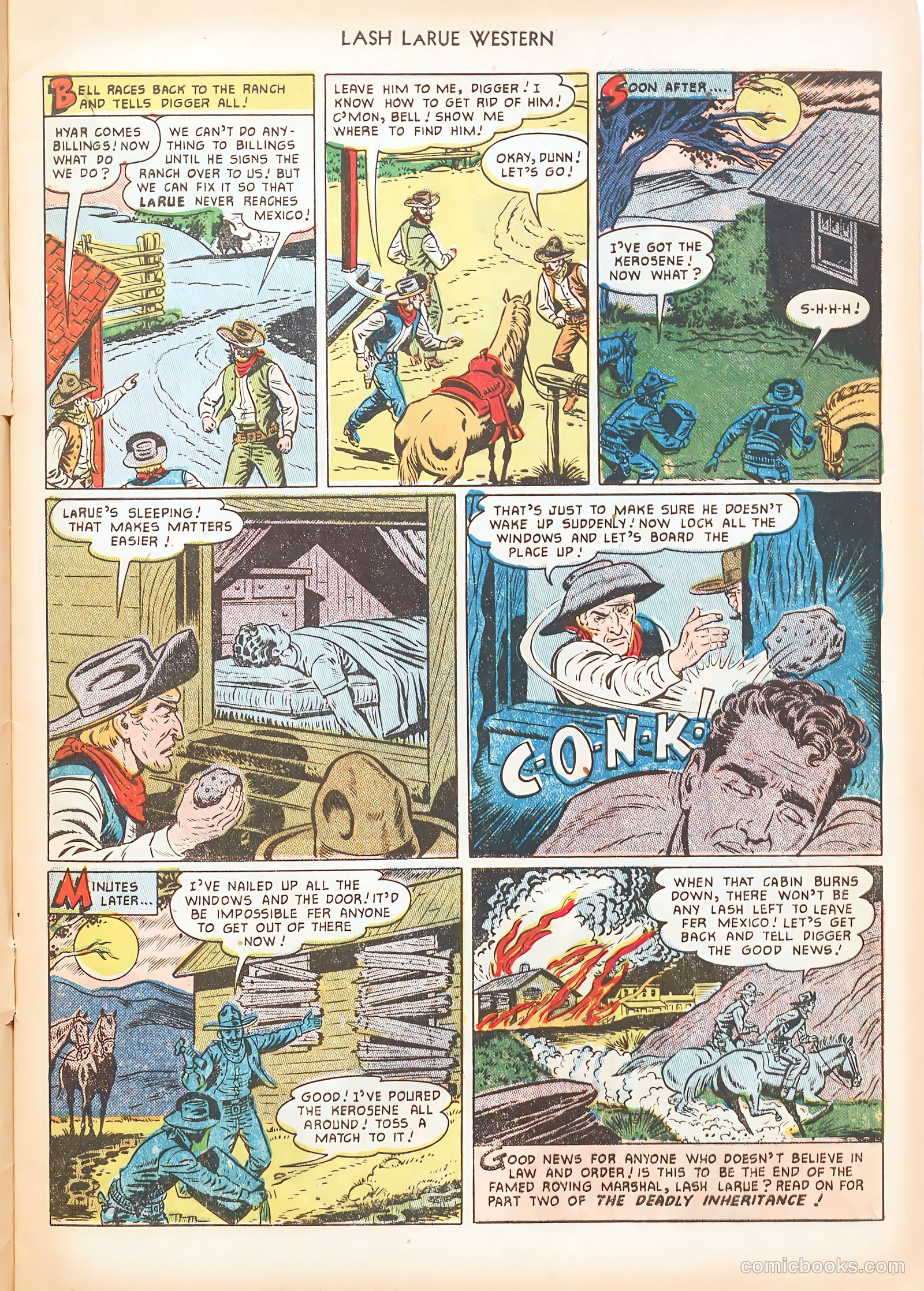 Lash LaRue Western #16 — page 9 of 36