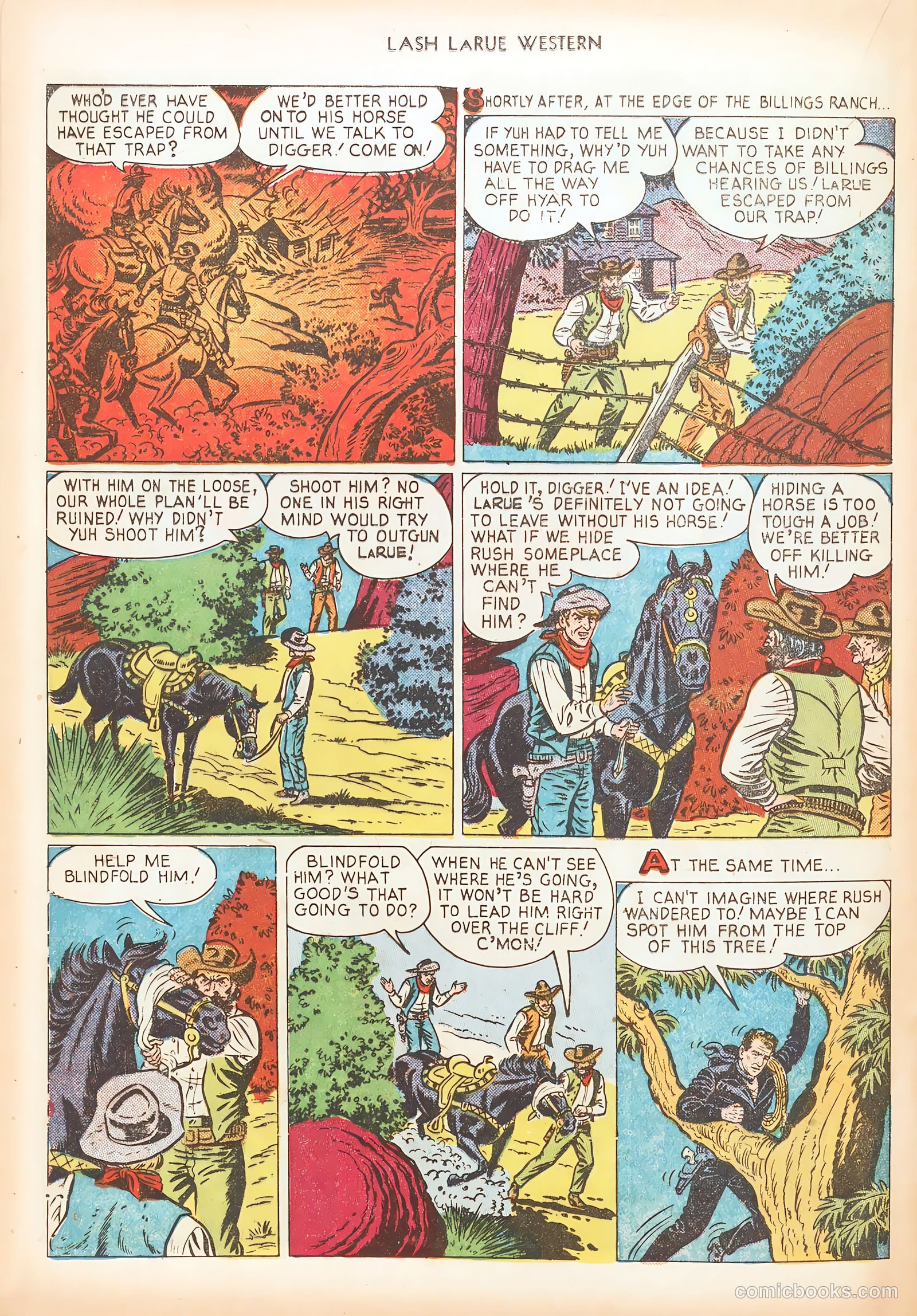 Lash LaRue Western #16 — page 20 of 36