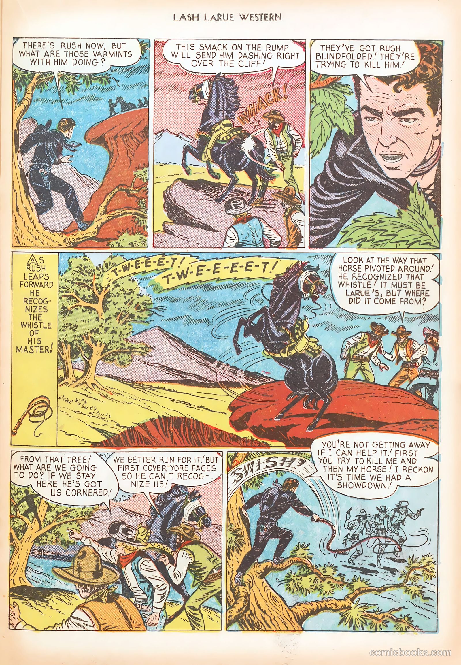 Lash LaRue Western #16 — page 21 of 36