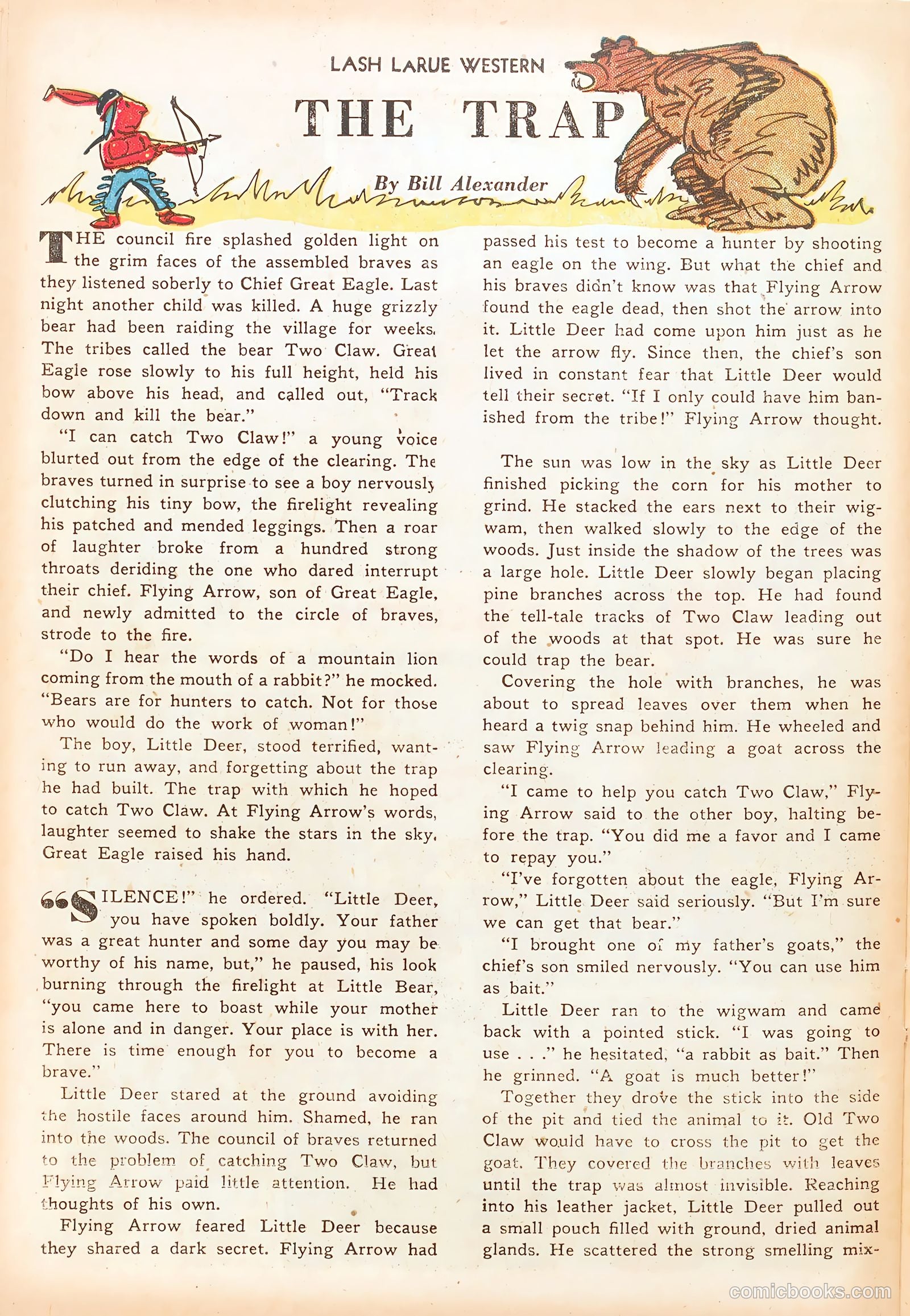 Lash LaRue Western #16 — page 26 of 36
