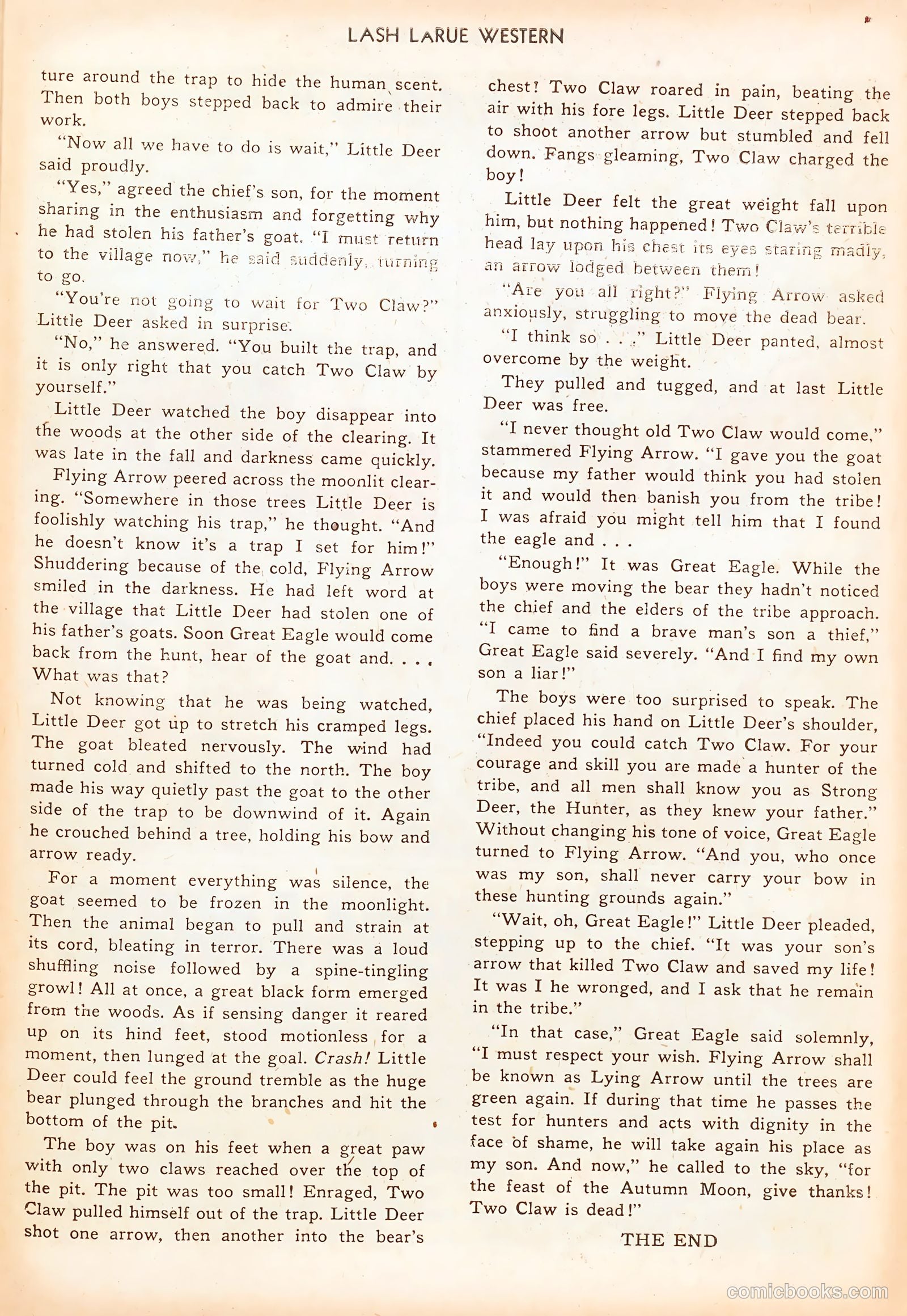 Lash LaRue Western #16 — page 27 of 36