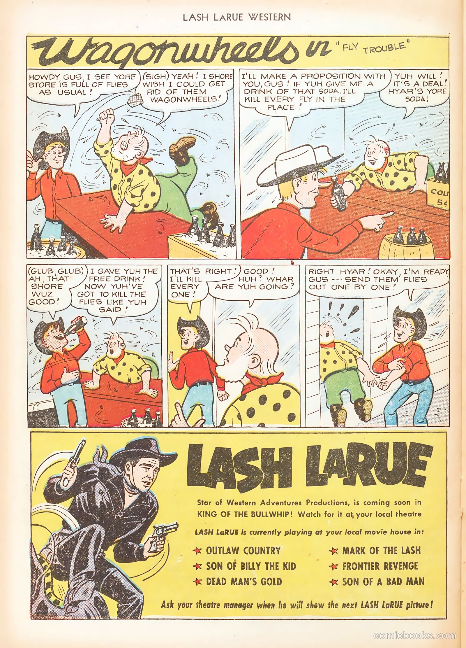 Lash LaRue Western #16 — page 28 of 36
