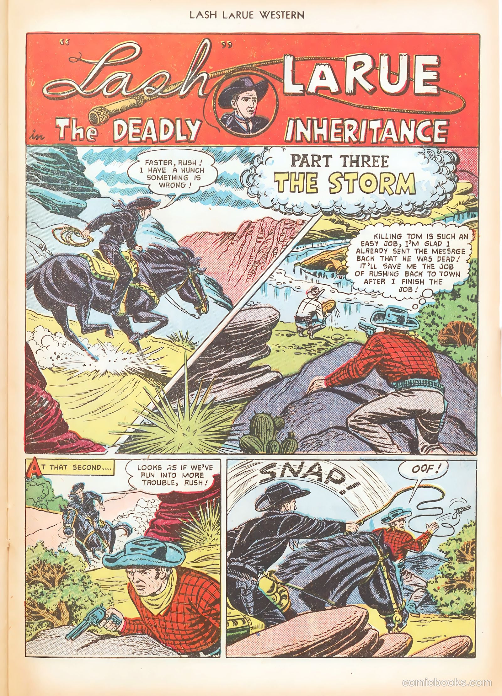 Lash LaRue Western #16 — page 29 of 36