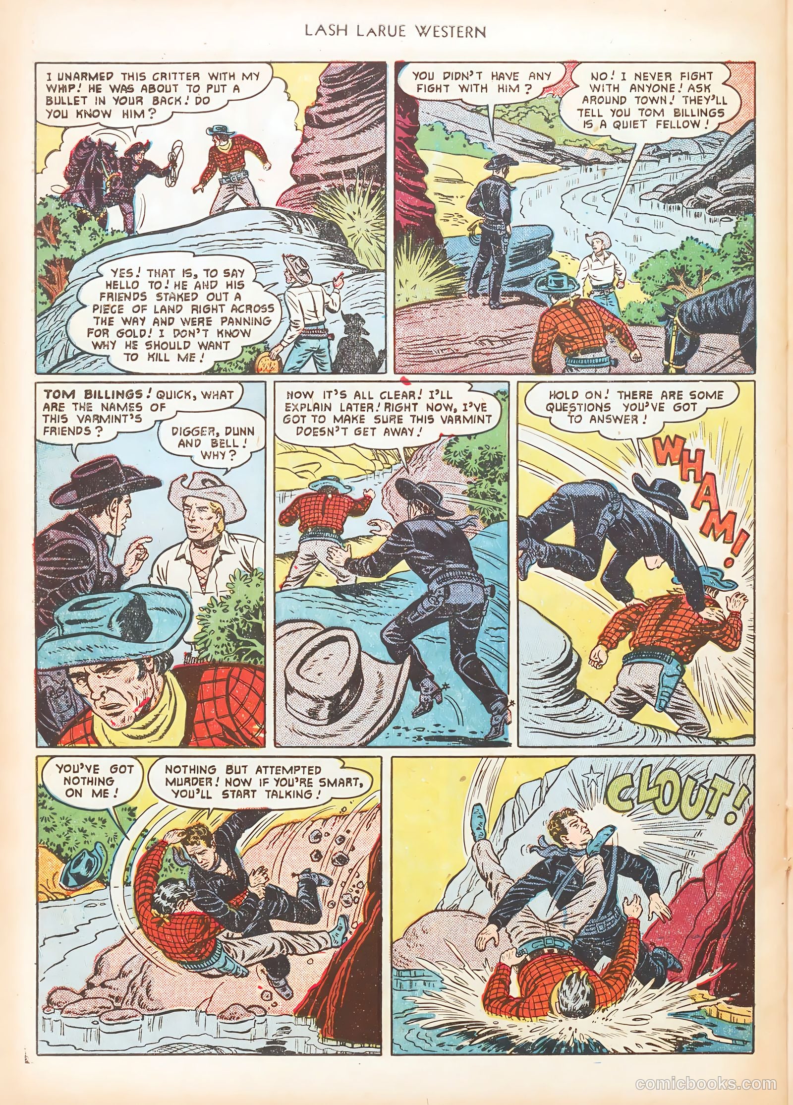 Lash LaRue Western #16 — page 30 of 36