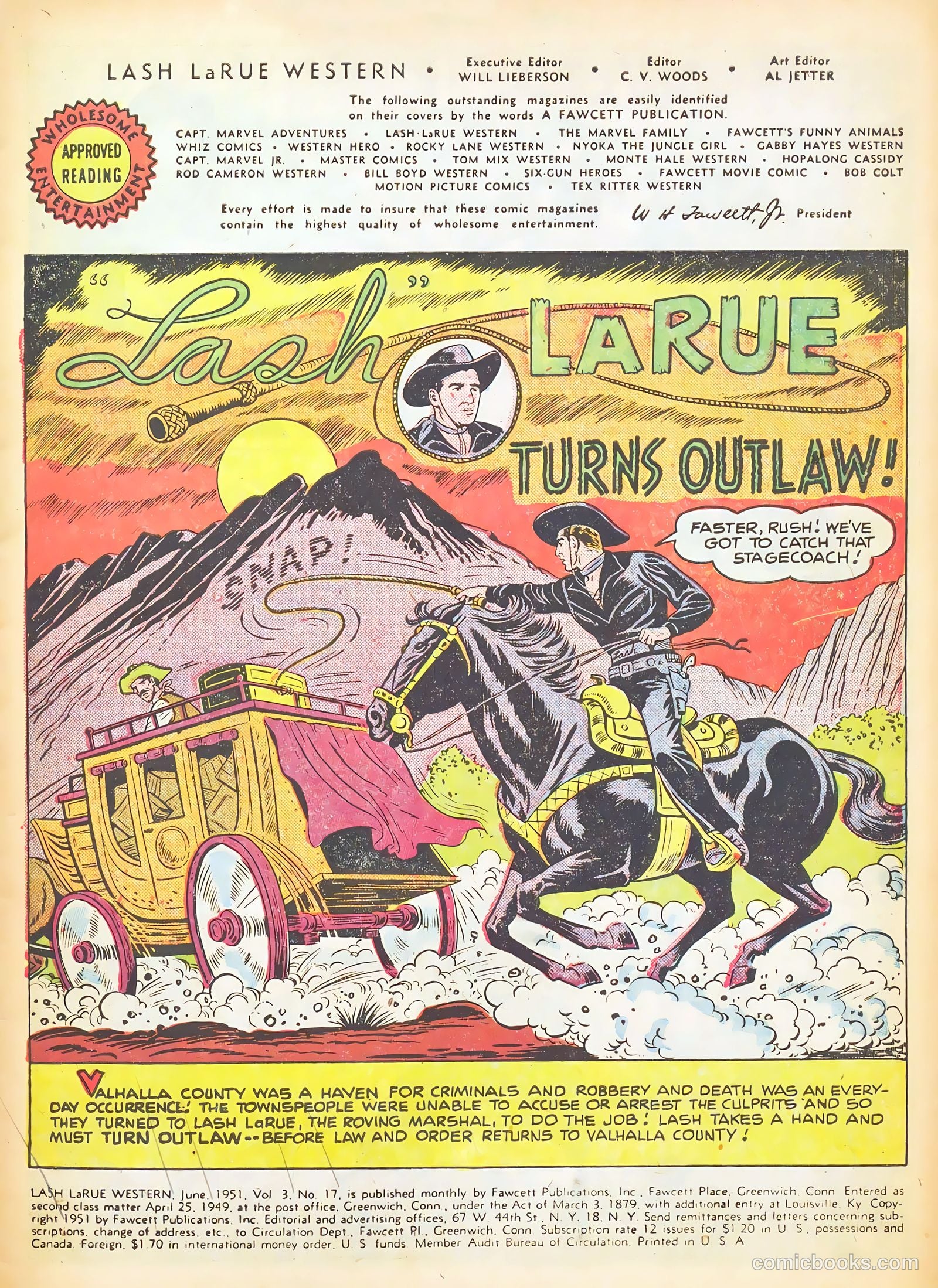 Lash LaRue Western #17 — page 3 of 36