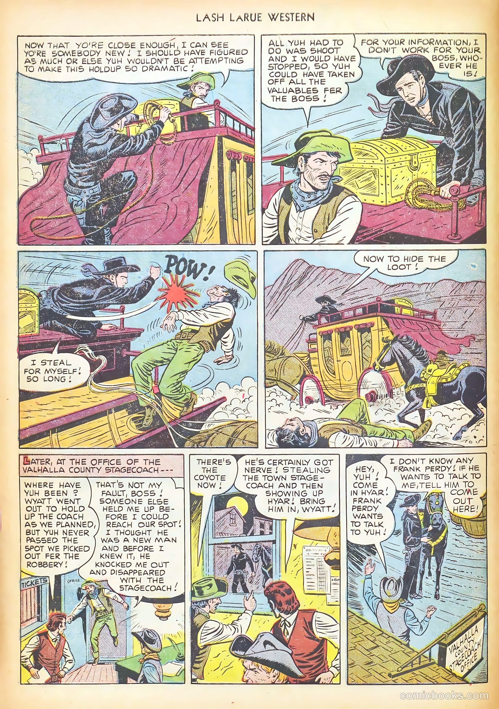 Lash LaRue Western #17 — page 4 of 36