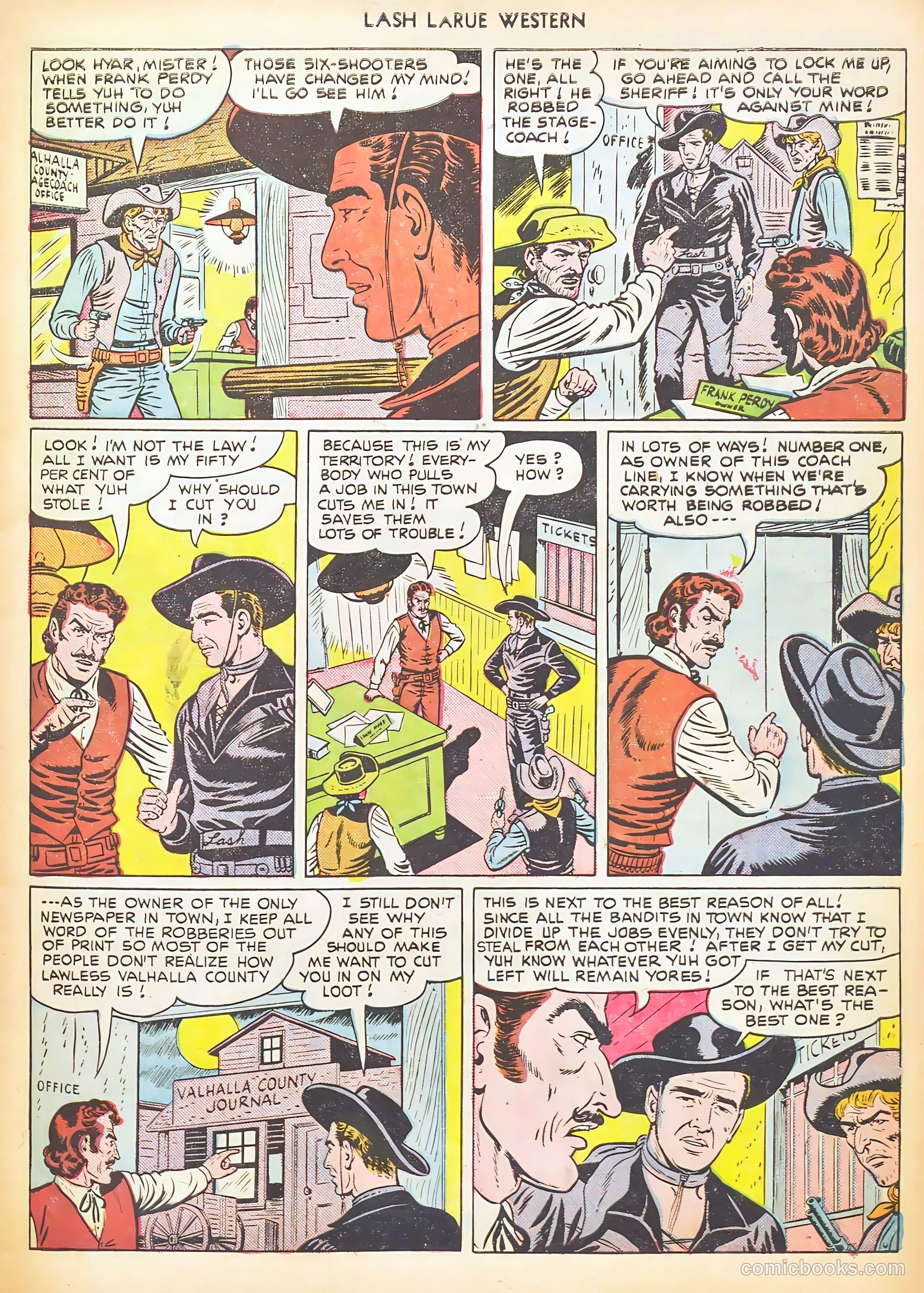 Lash LaRue Western #17 — page 5 of 36
