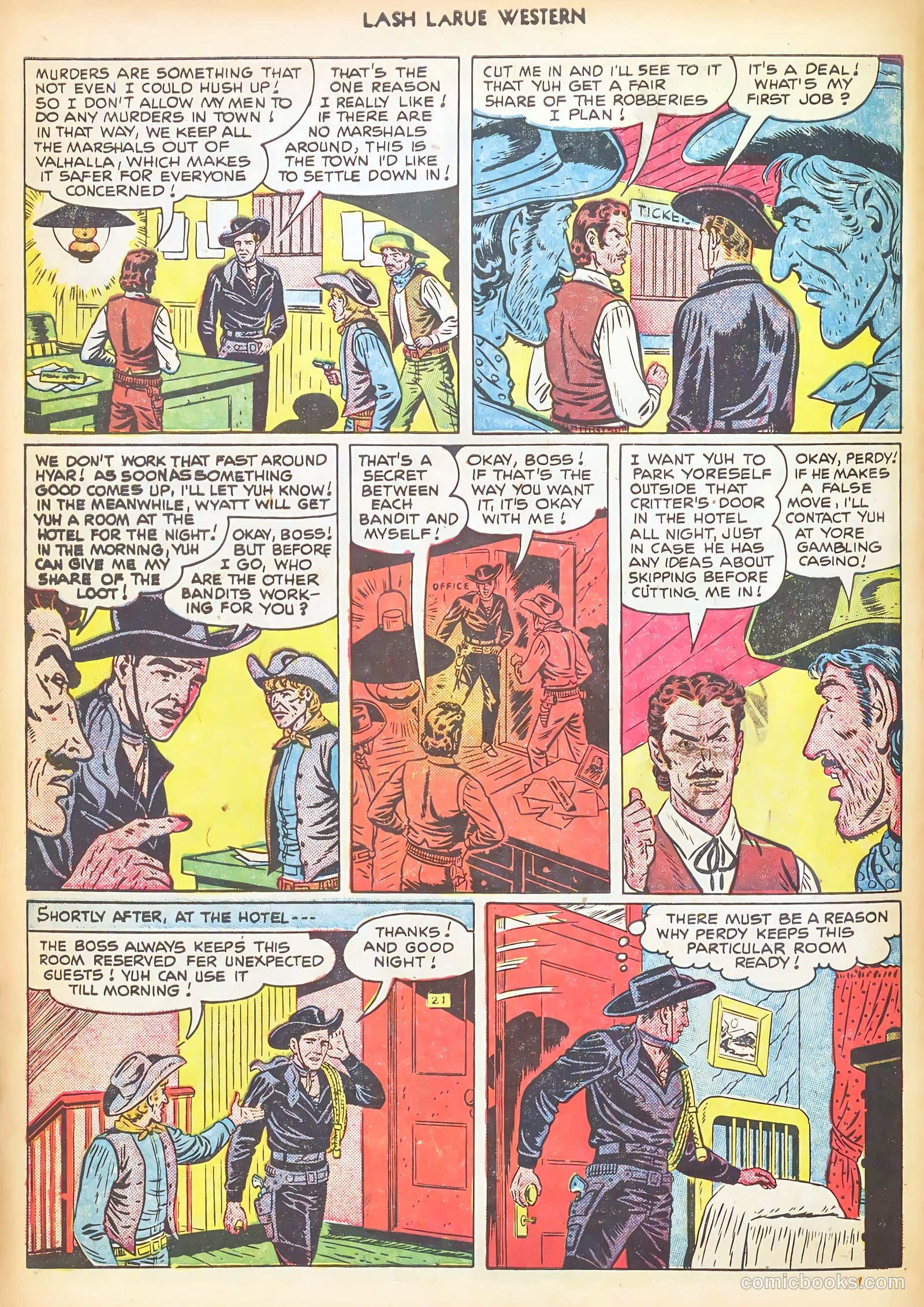 Lash LaRue Western #17 — page 6 of 36