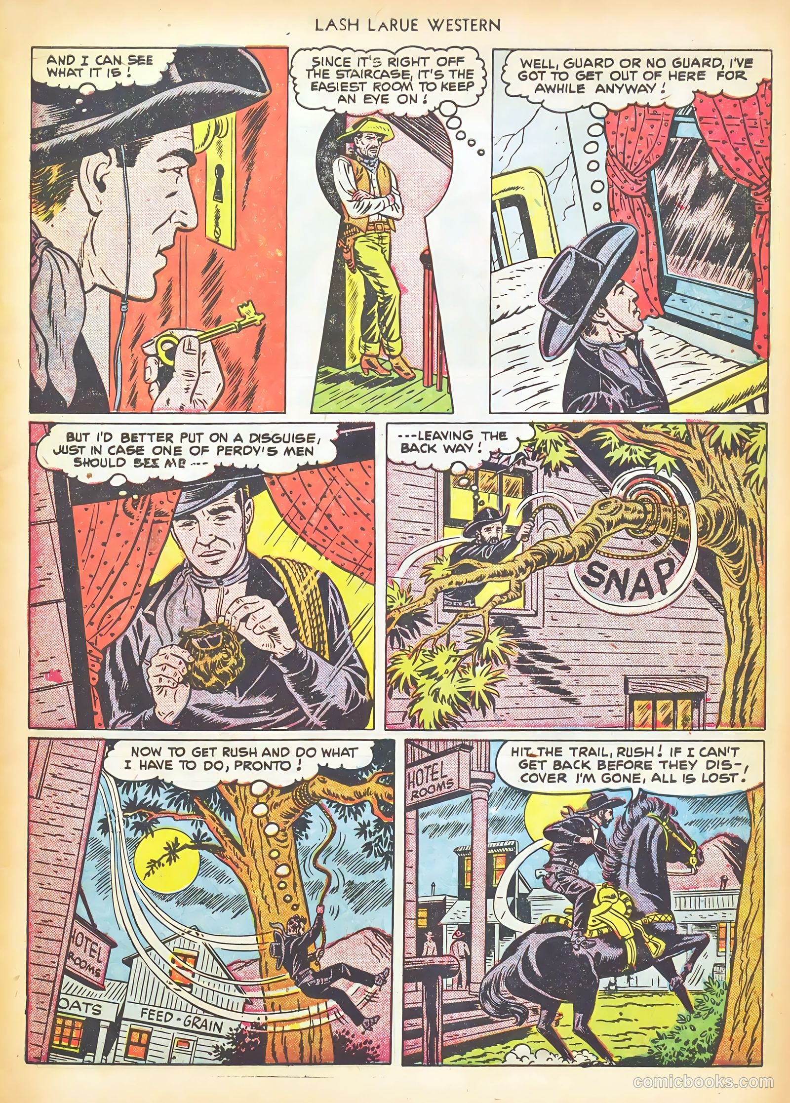 Lash LaRue Western #17 — page 7 of 36