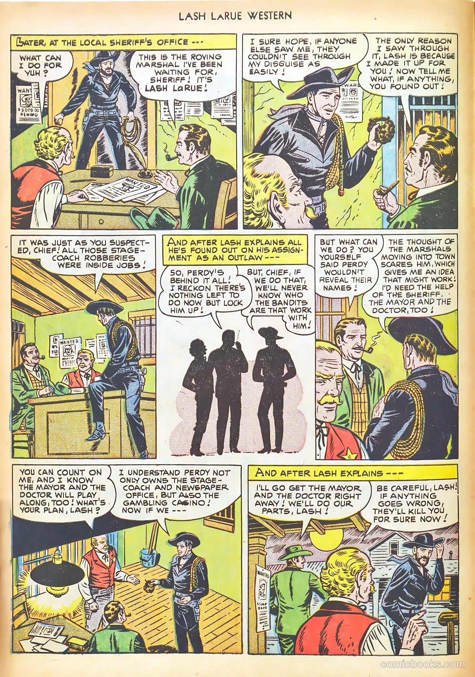Lash LaRue Western #17 — page 8 of 36