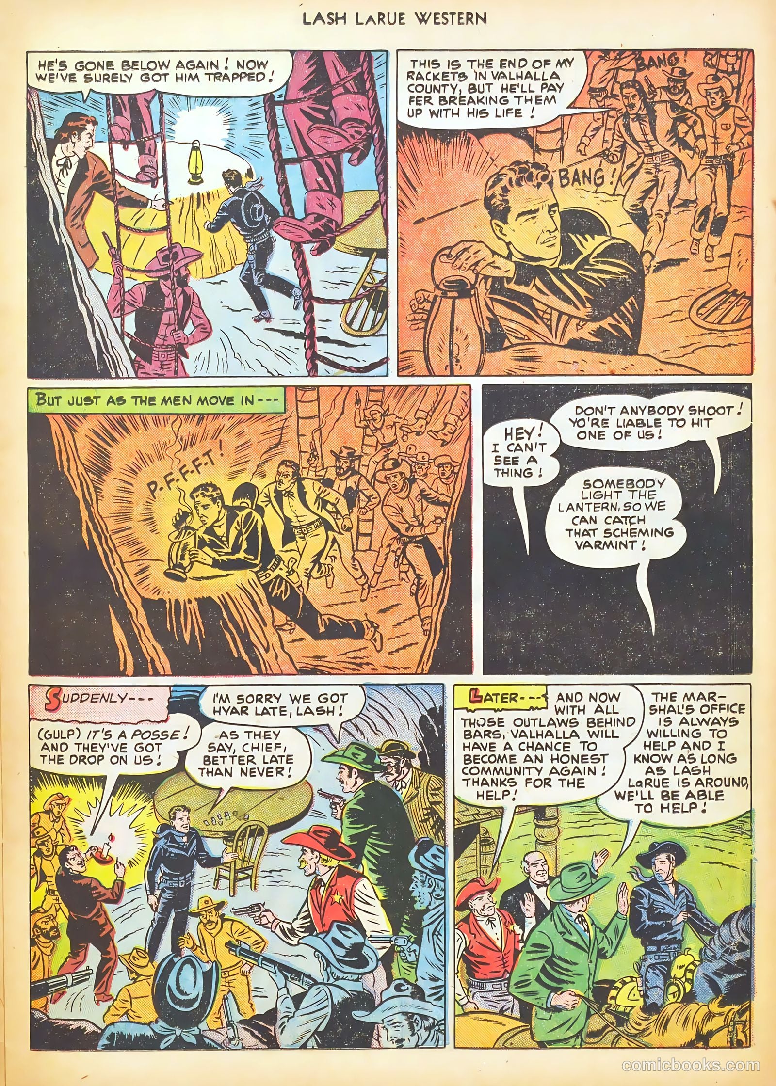 Lash LaRue Western #17 — page 13 of 36