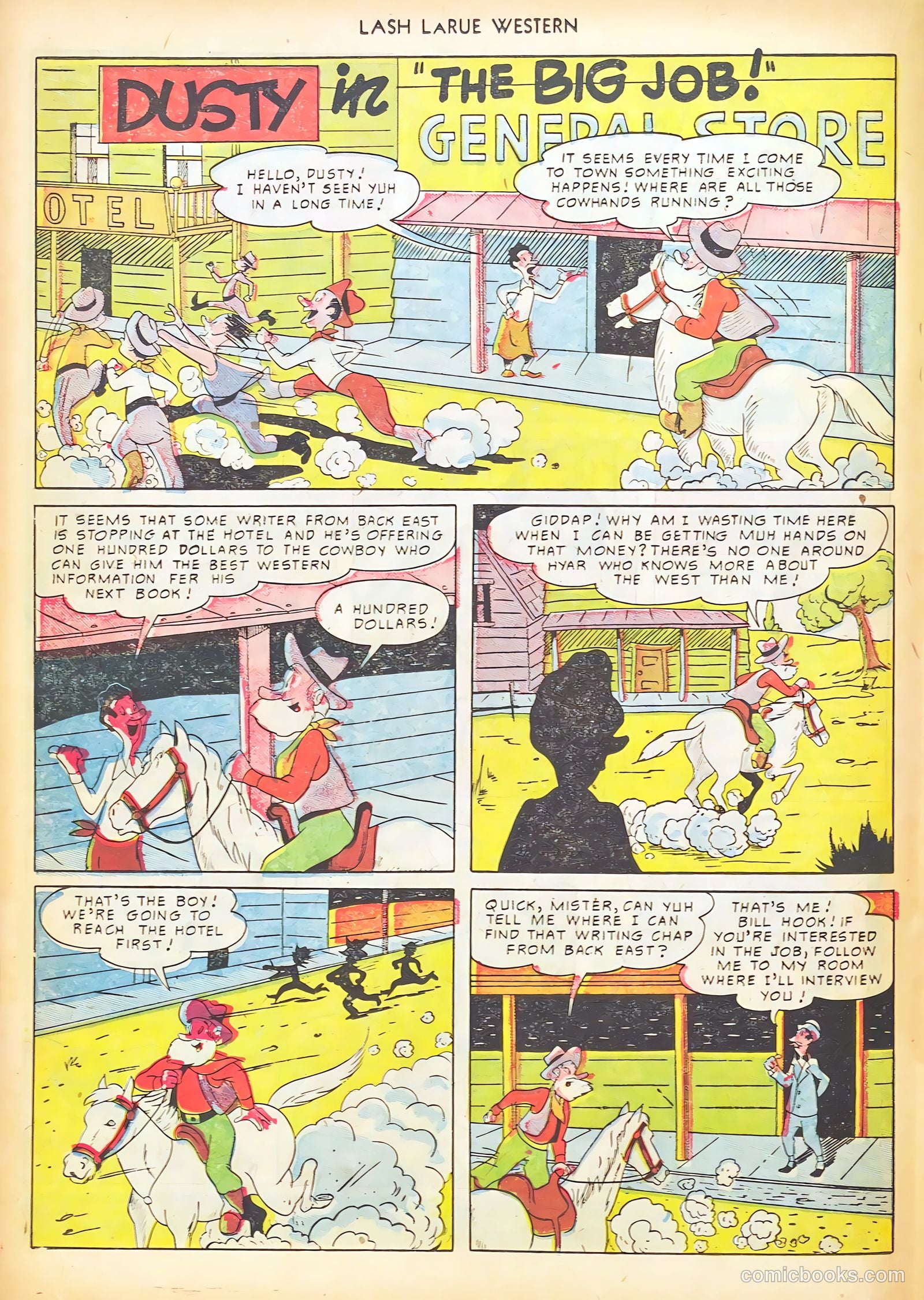 Lash LaRue Western #17 — page 18 of 36