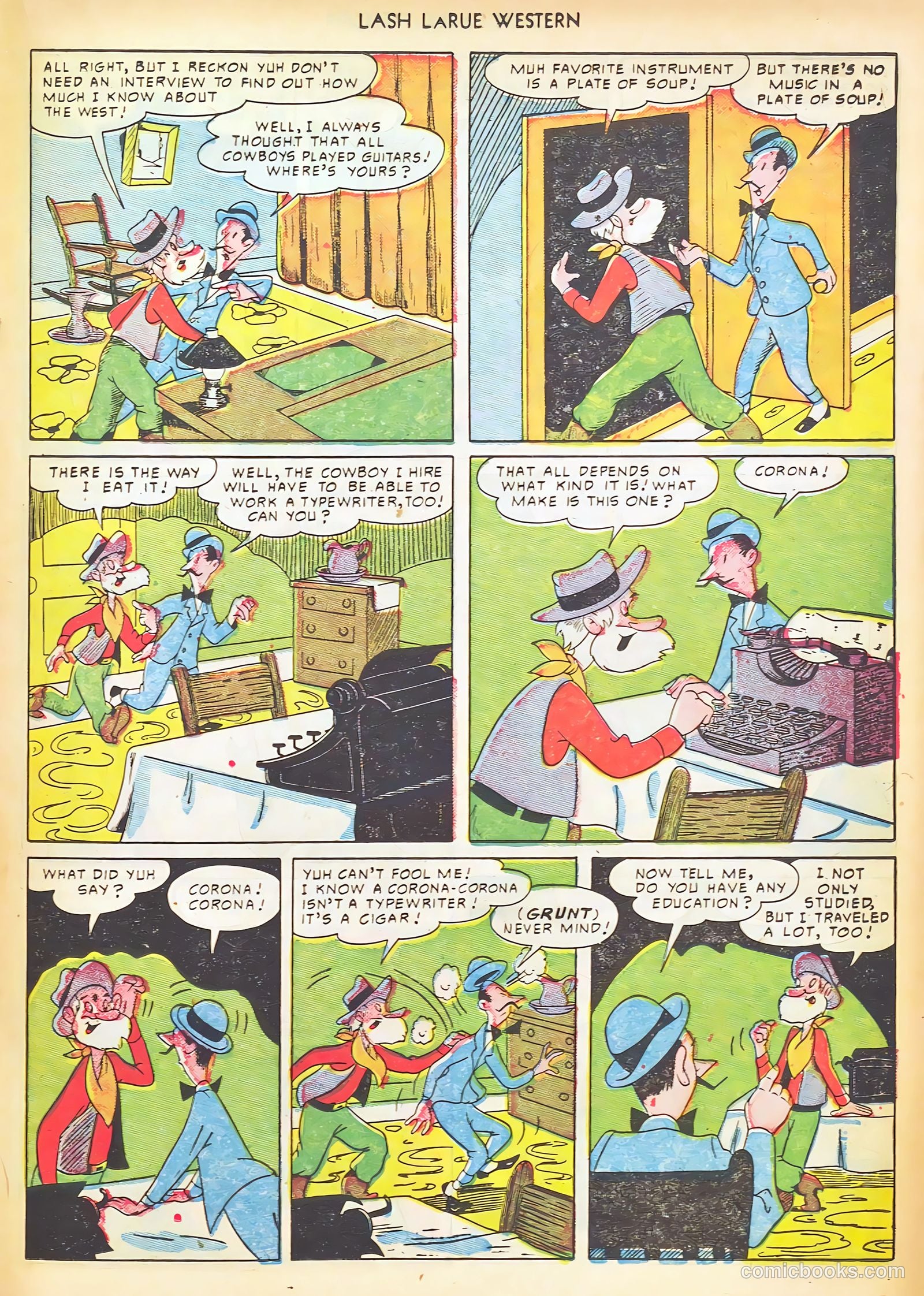 Lash LaRue Western #17 — page 19 of 36