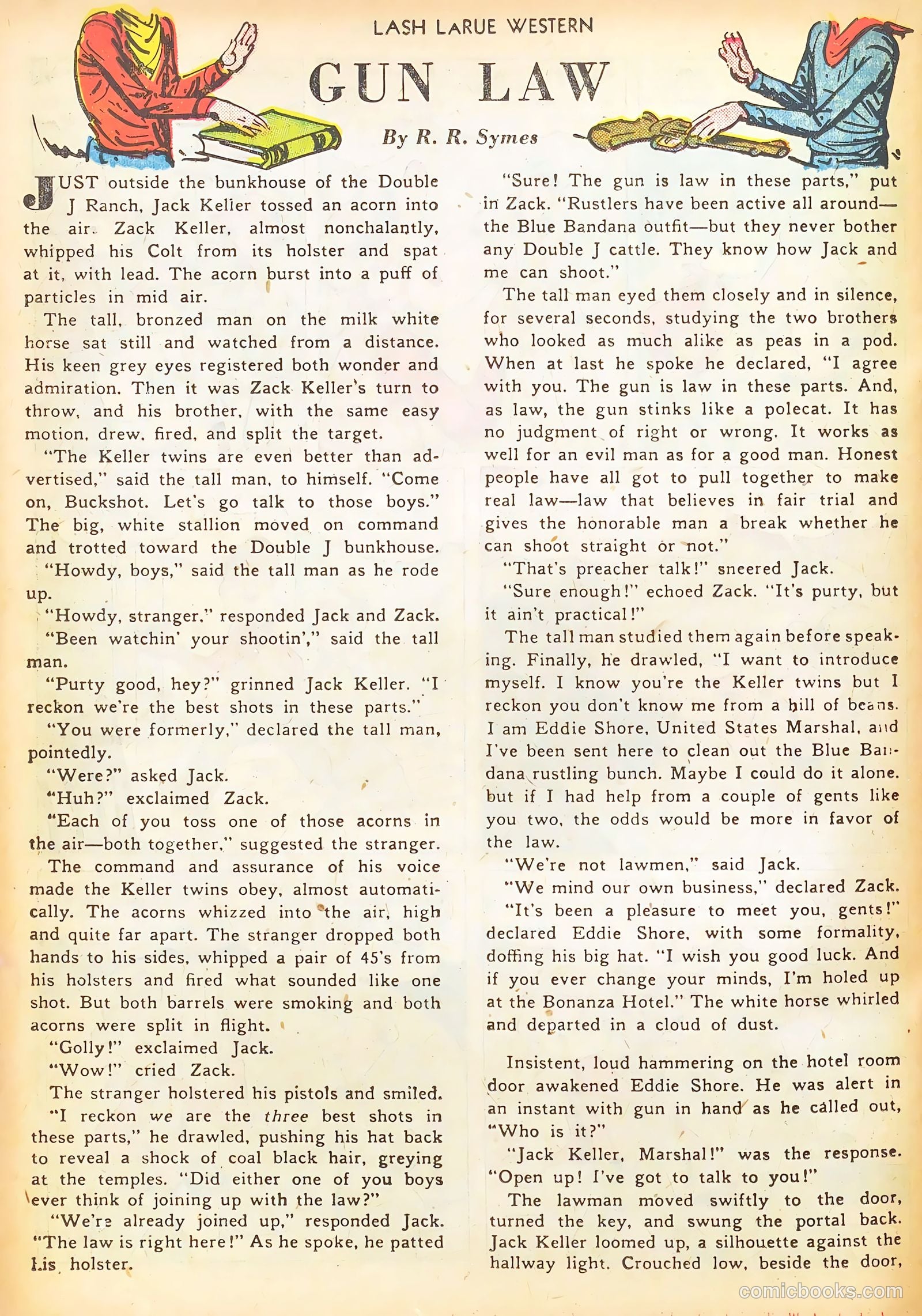 Lash LaRue Western #17 — page 22 of 36