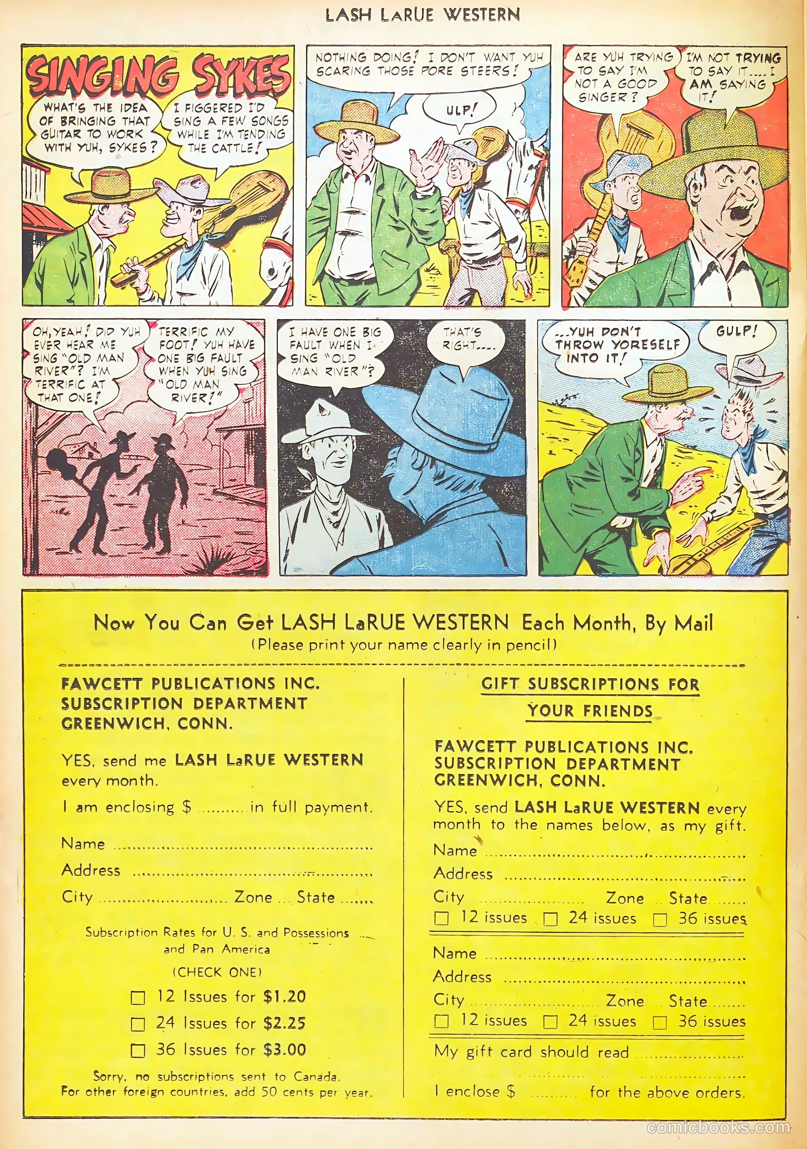 Lash LaRue Western #17 — page 24 of 36